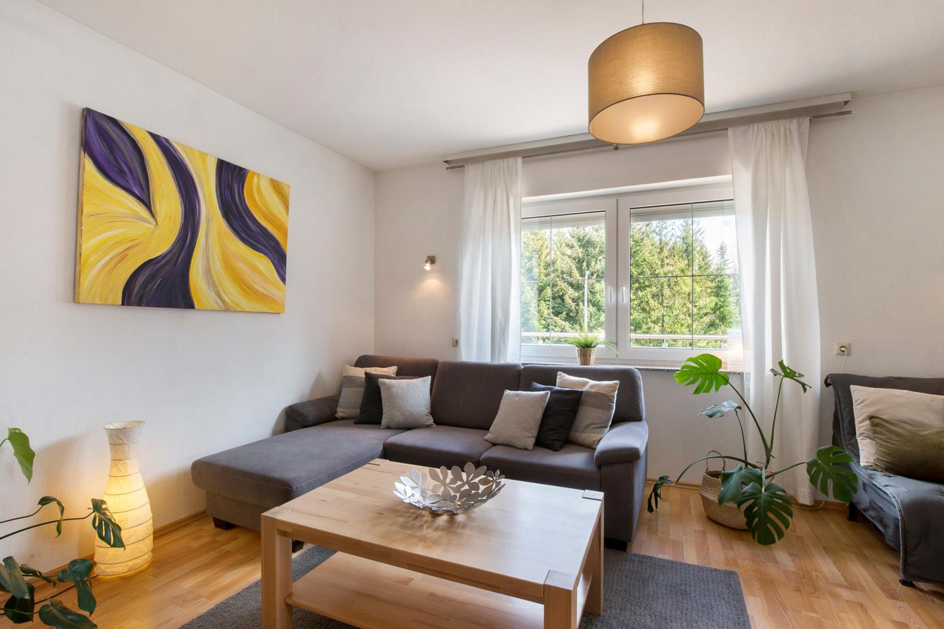 Two-Bedroom Deluxe Apartment with Garden View