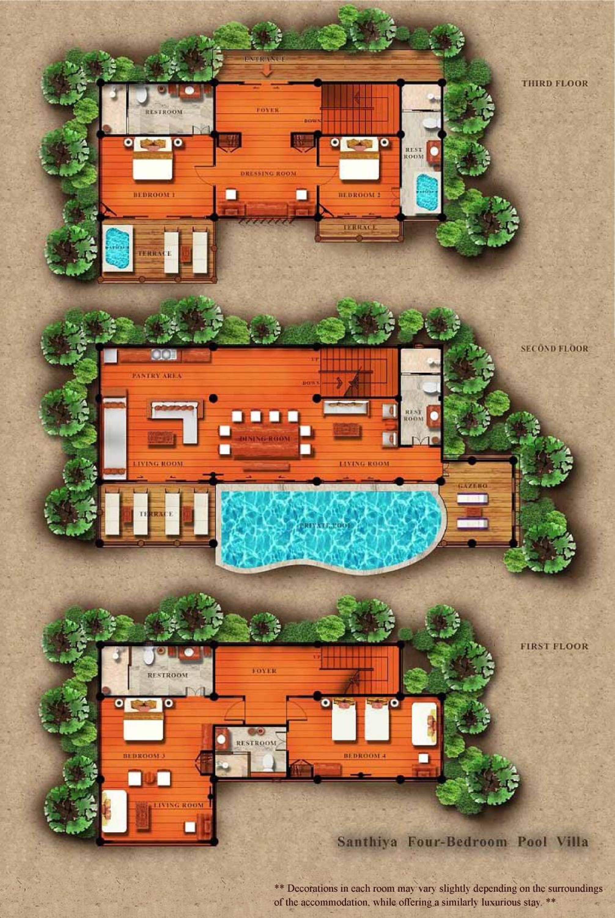 Four-Bedroom Villa with Private Pool - Photo 2