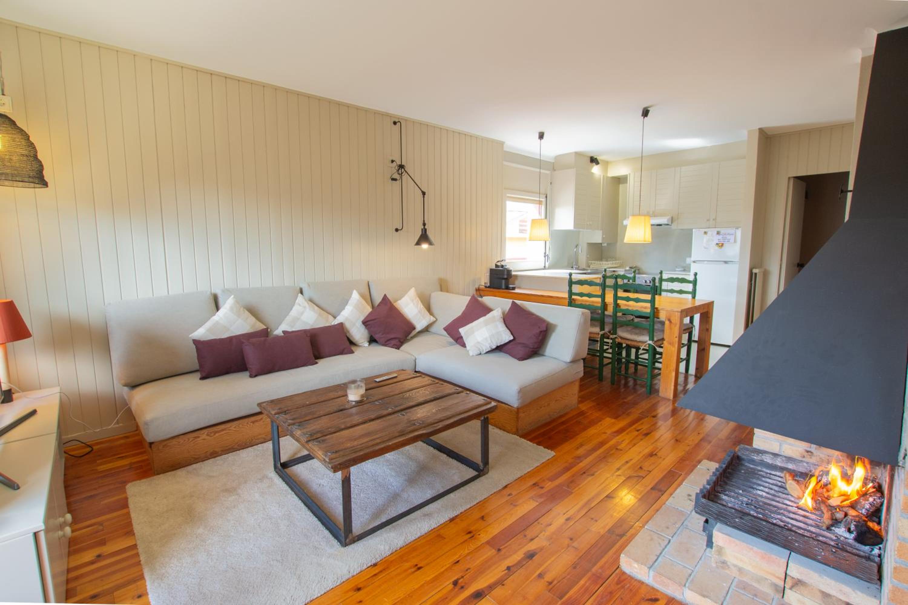 Apartamento con vista al jardín