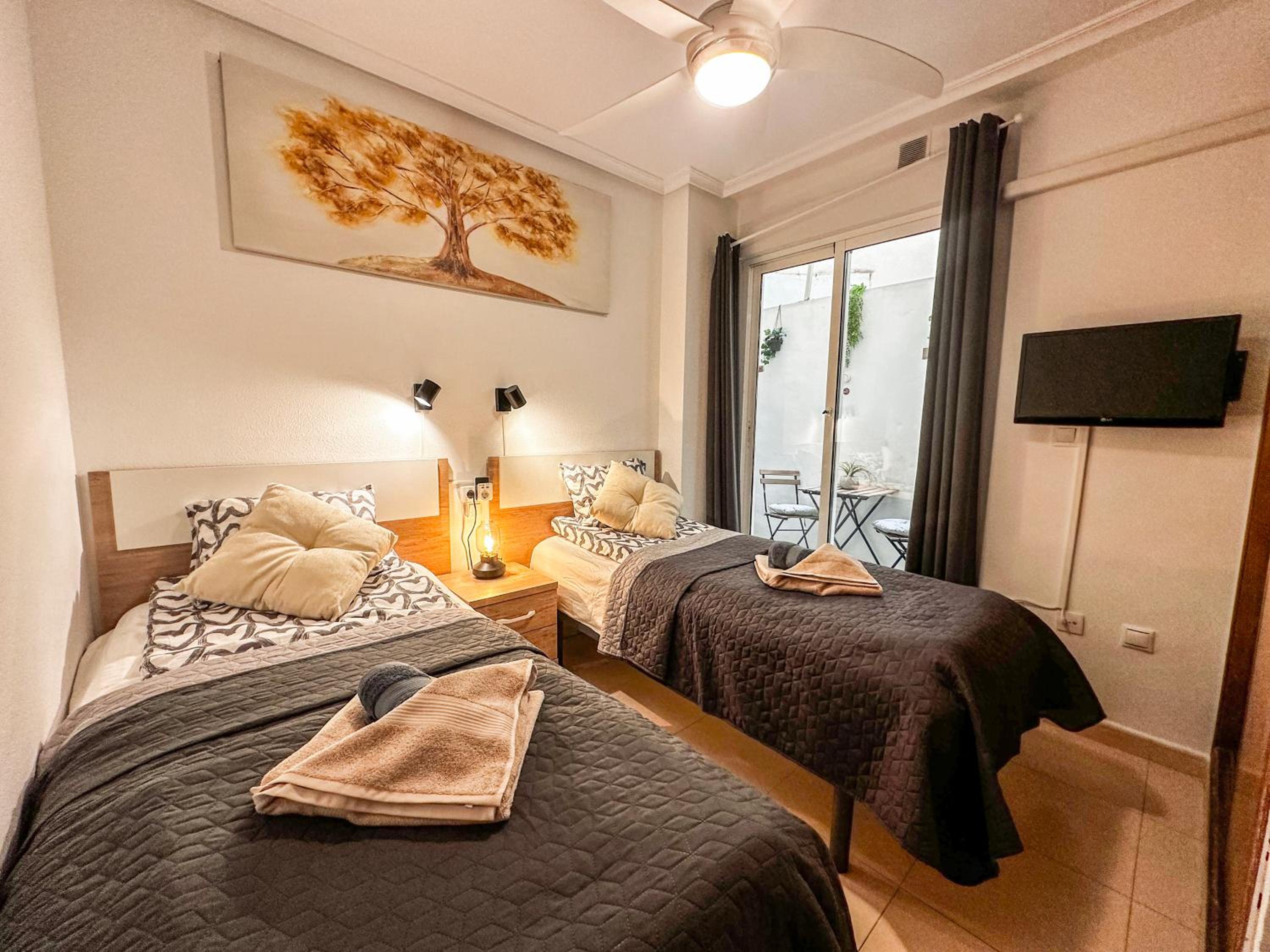 Apartamento de dos habitaciones