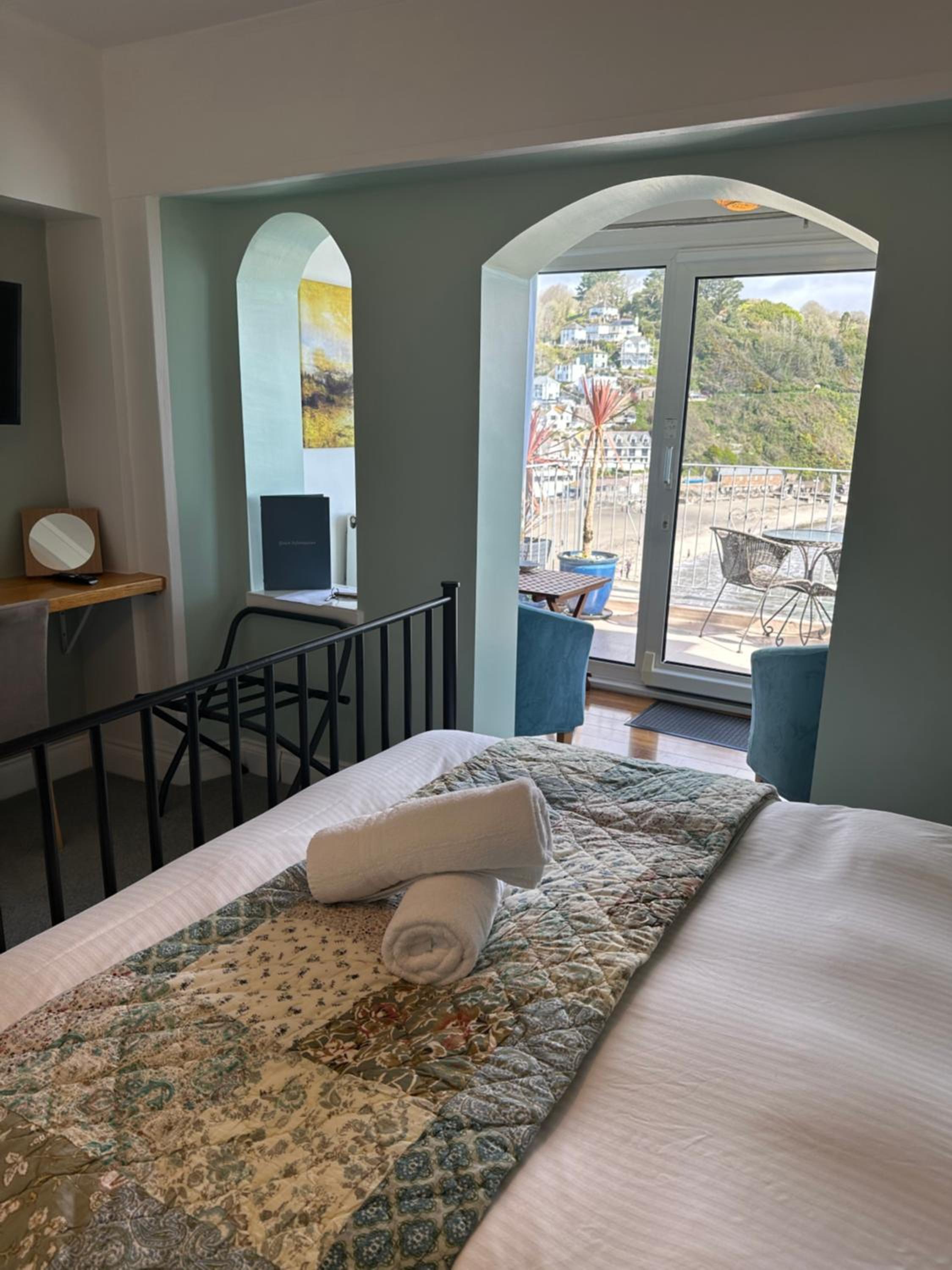 Helford Room, Deluxe Double, Balcony