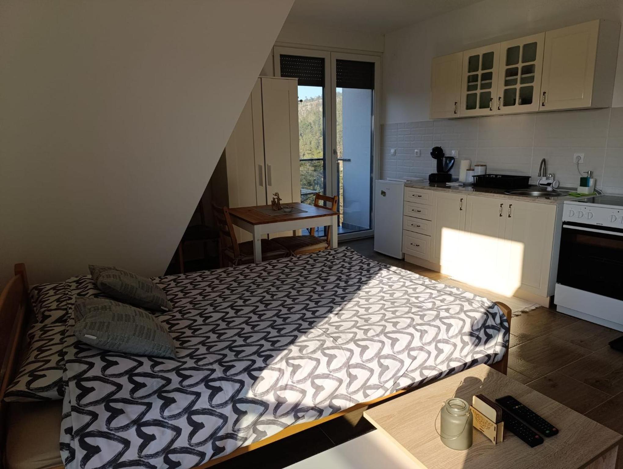 Studio with Balcony