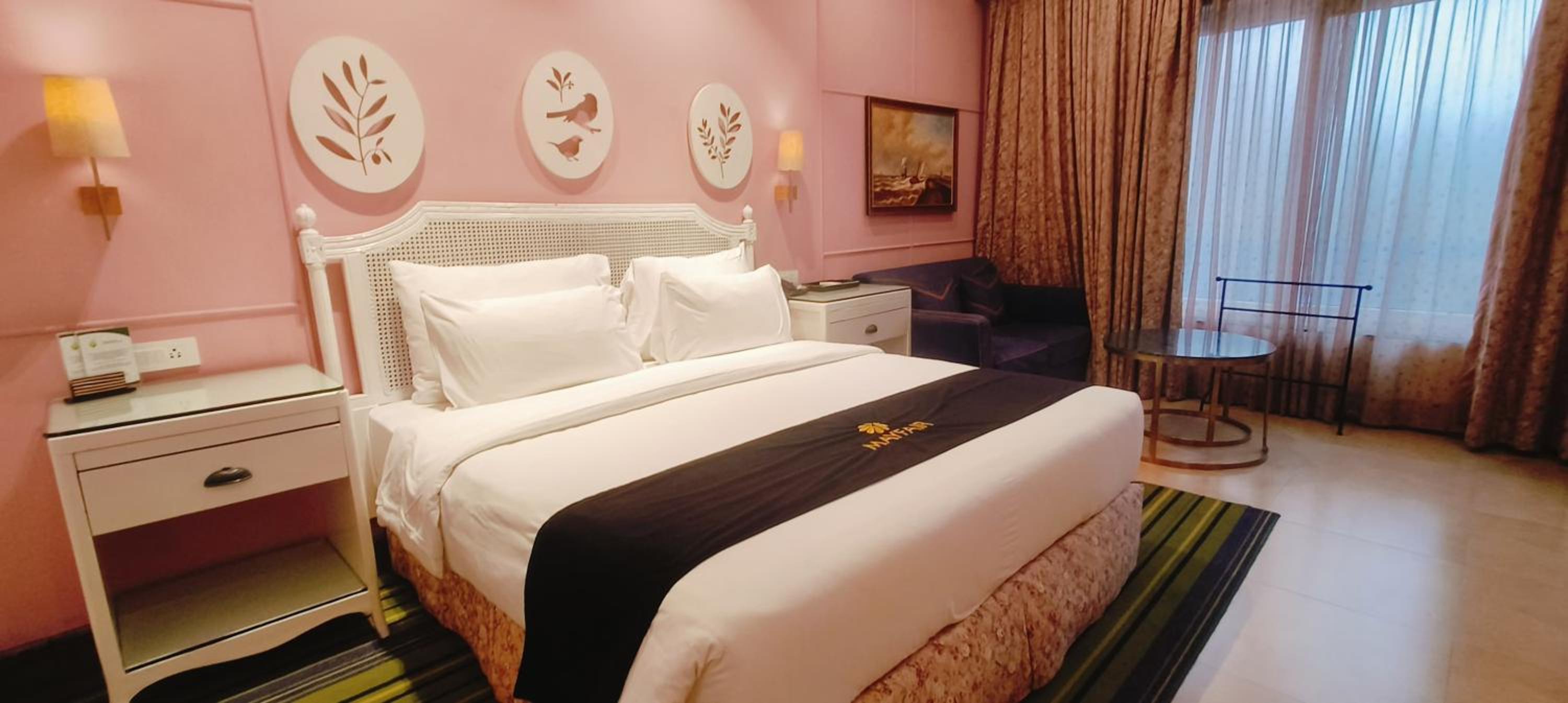 Executive Double Room – 10% Discount on Foods & Soft Beverages* | 15% Discounts on Laundry Services* | INR 500 spa credit during your stay on selective Massage services. TnC Apply.* | Free Mini-bar – 2 cans of soft Beverages (Once on Arrival) Executive Double Room – 10% Discount on Foods & Soft Beverages* | 15% Discounts on Laundry Services* | INR 500 spa credit during your stay on selective Massage services. TnC Apply.* | Free Mini-bar – 2 cans of soft Beverages (Once on Arrival)