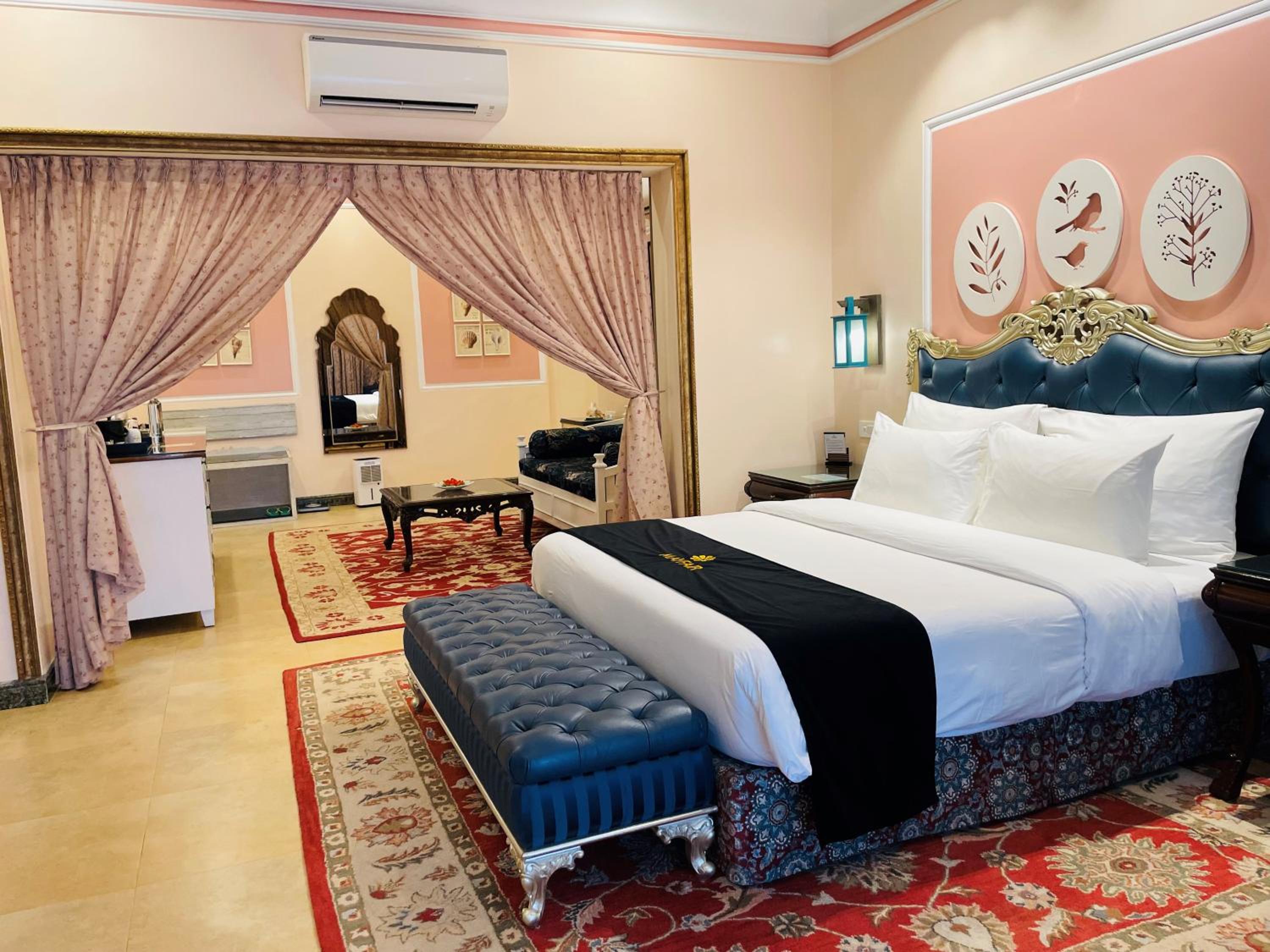 Family Suite – – 10% Discount on Foods & Soft Beverages* | 15% Discounts on Laundry Services* | INR 500 spa credit during your stay on selective Massage services. TnC Apply.* | Free Mini-bar – 2 cans of soft Beverages (Once on Arrival)