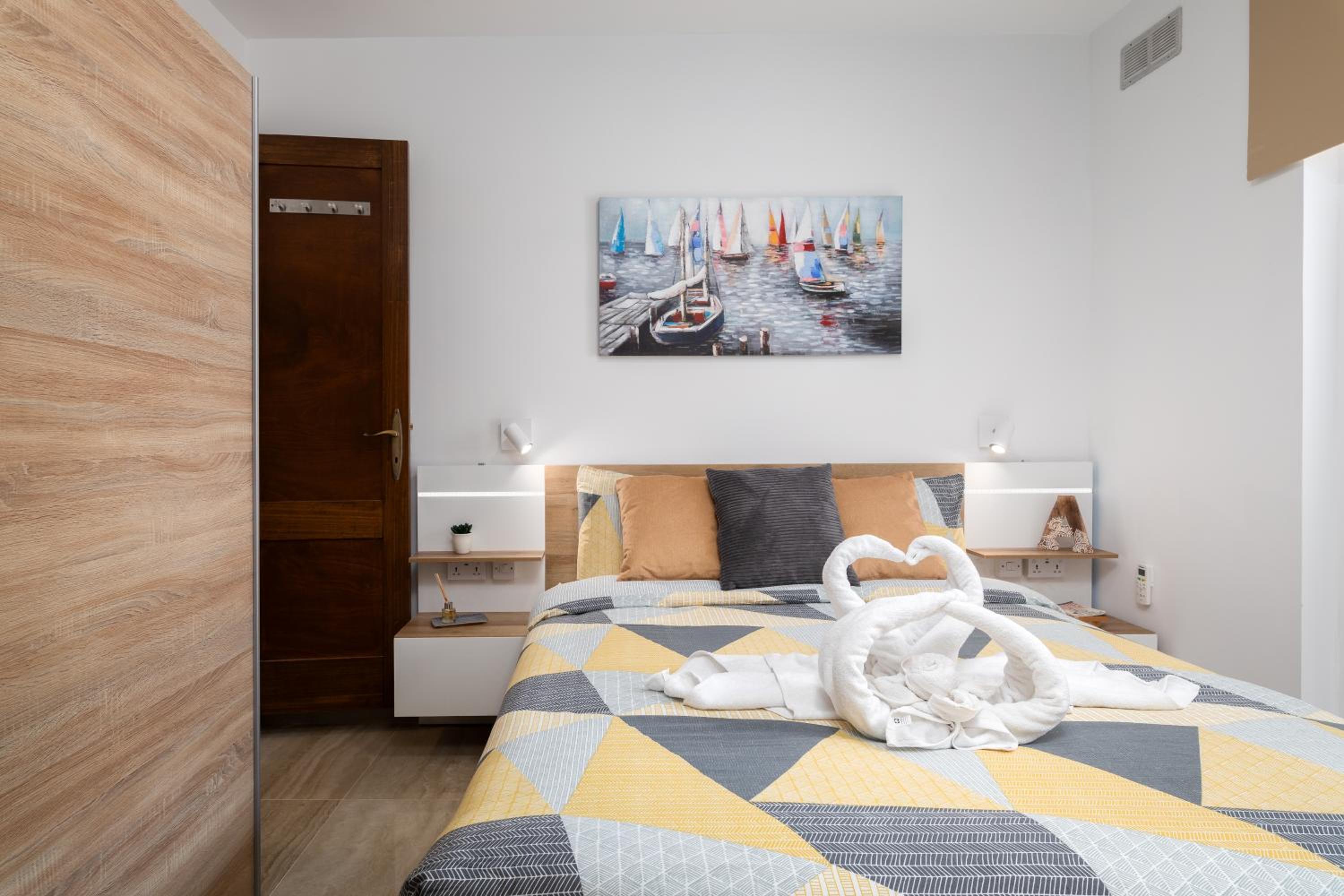 Two-Bedroom Apartment with Balcony
