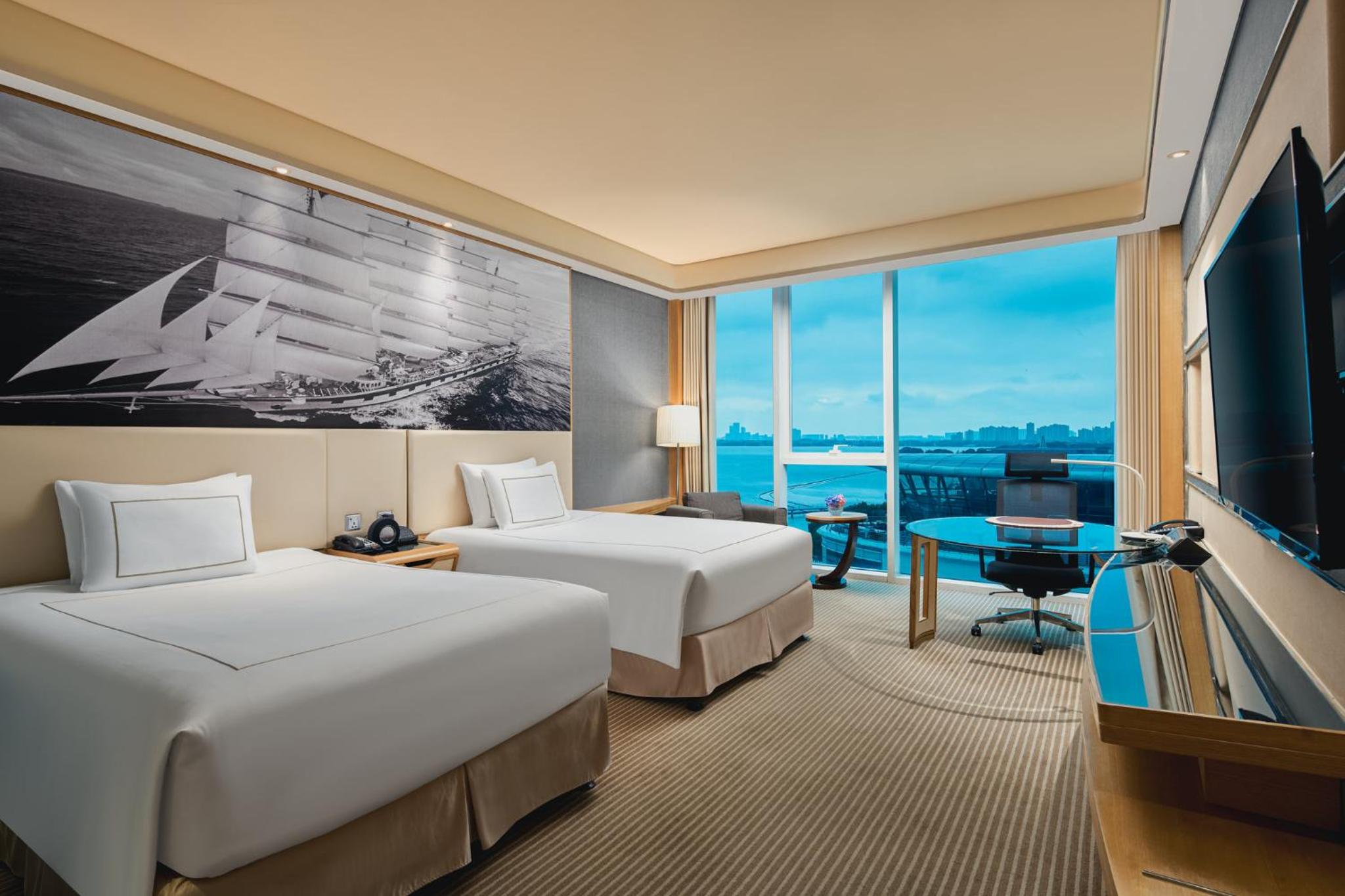 Premium Double Room with Two Double Beds and Lake View