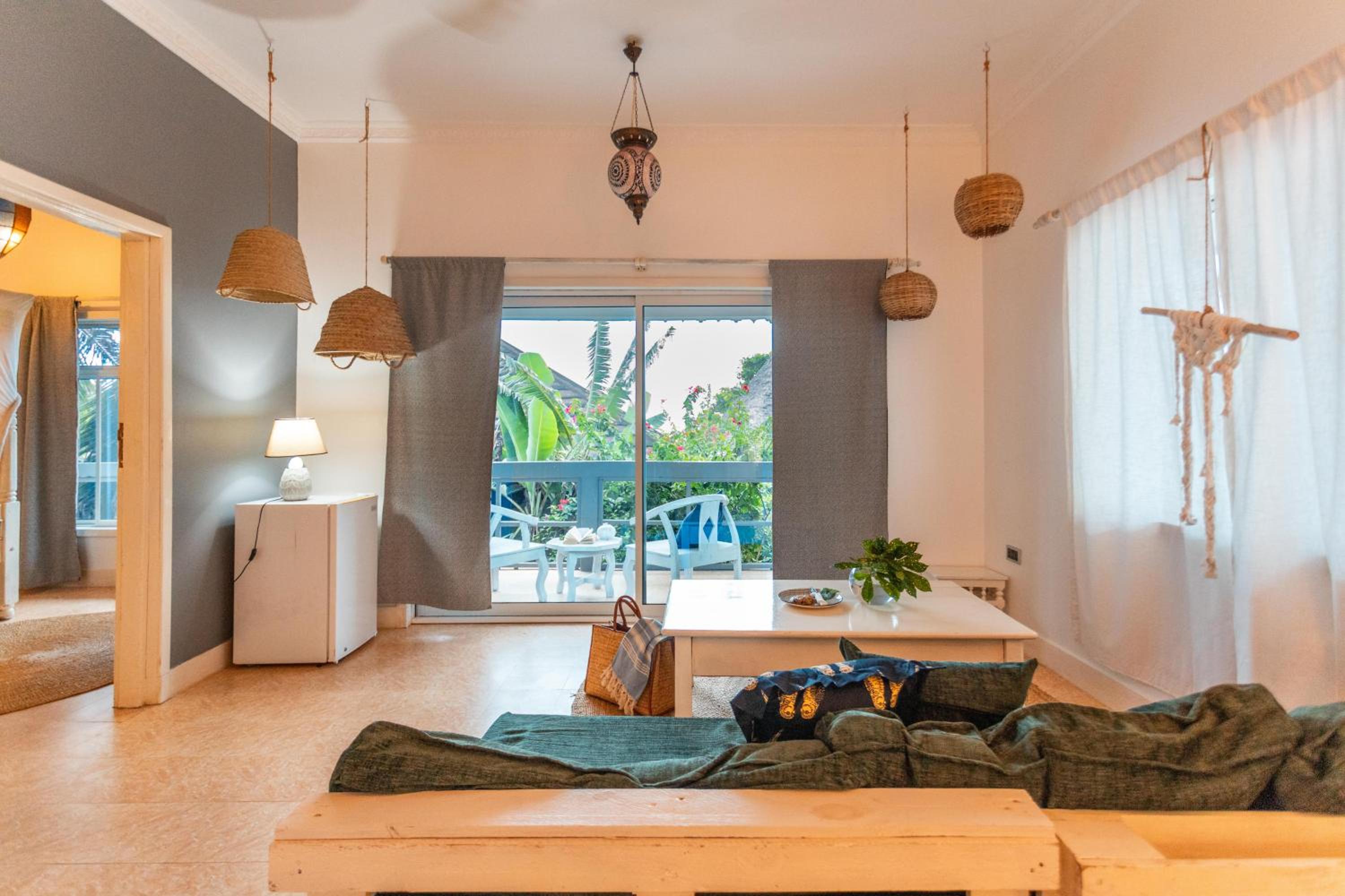 One-Bedroom Apartment with Garden View