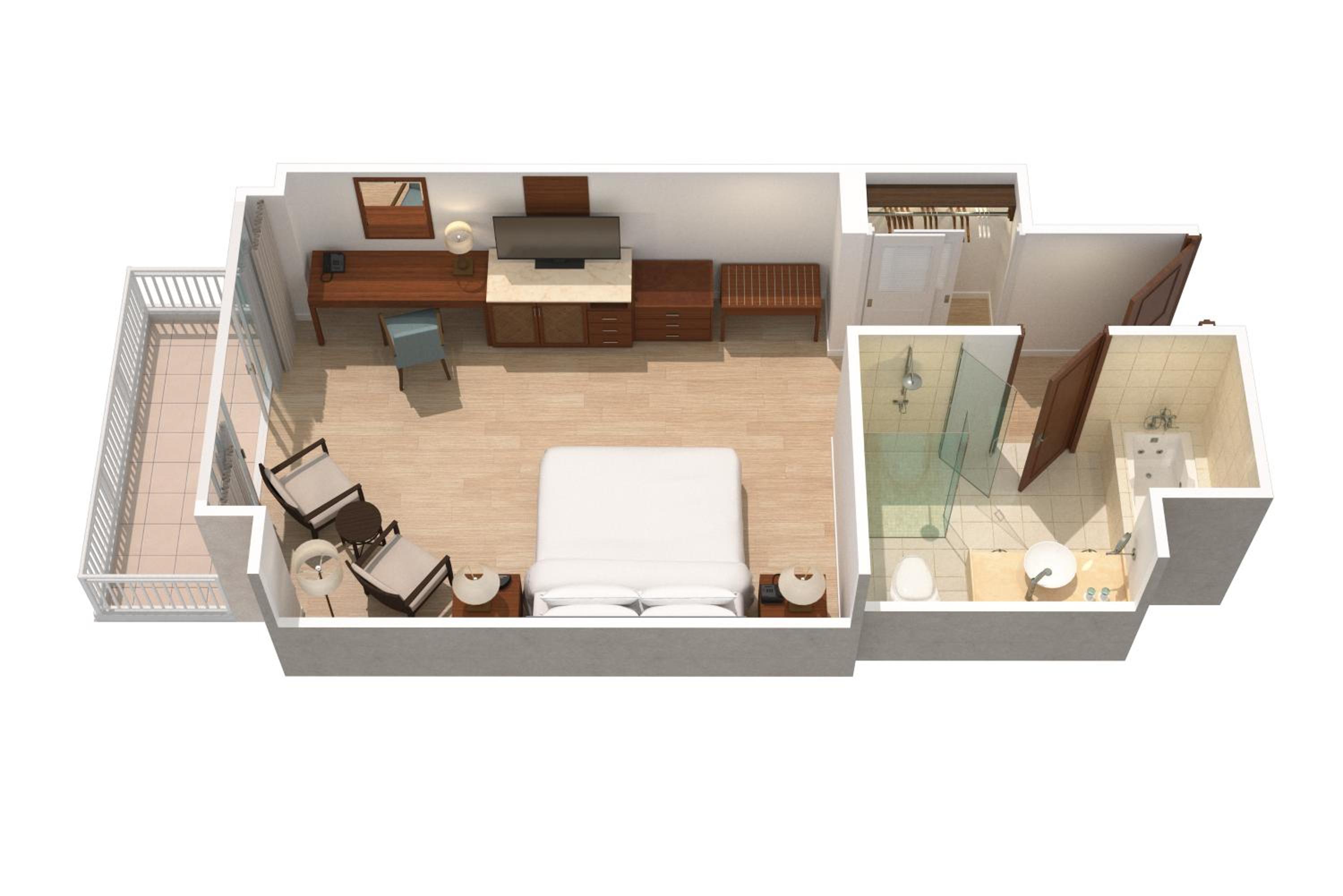 Accessible, Guest room, 1 King, Partial ocean view, Balcony - Photo 2