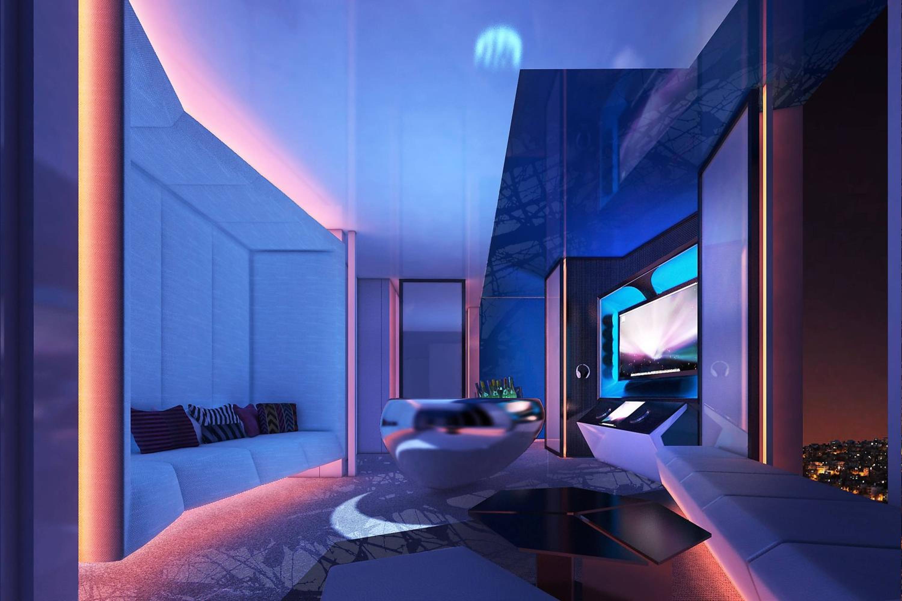 Penthouse I Suite, City View, 1 King Bed, Corner location, High Floor, 20th floor and above, Non-Smoking - Photo 3