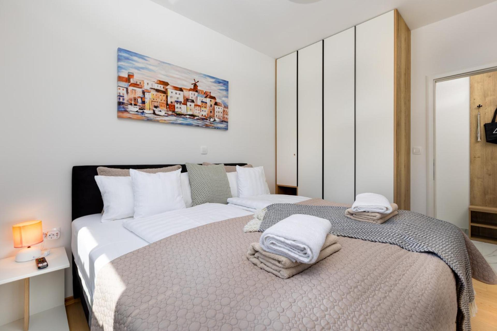 Two-Bedroom Apartment with Balcony and Sea View