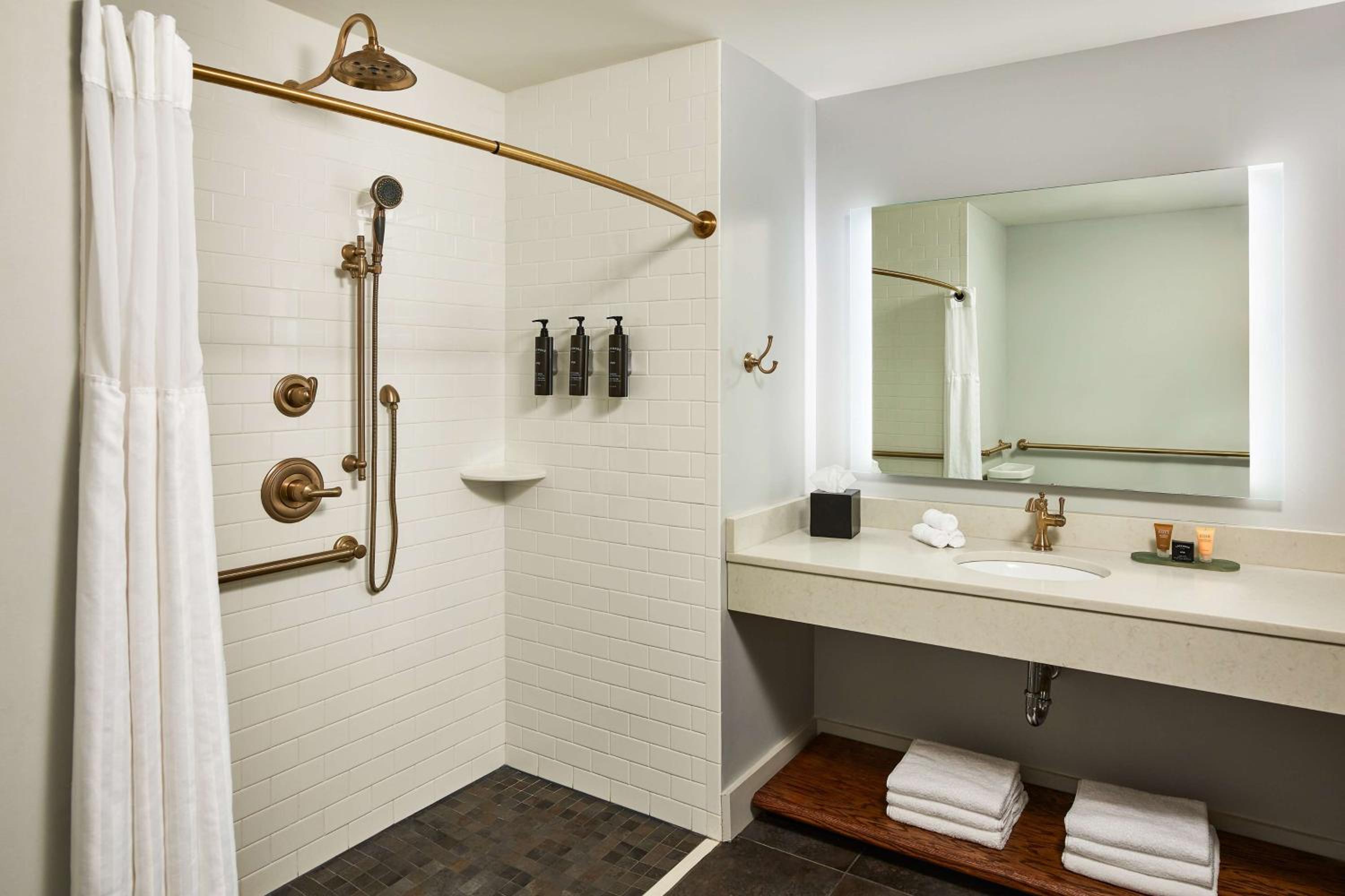 King Room With Roll-In Shower - Mobility Access