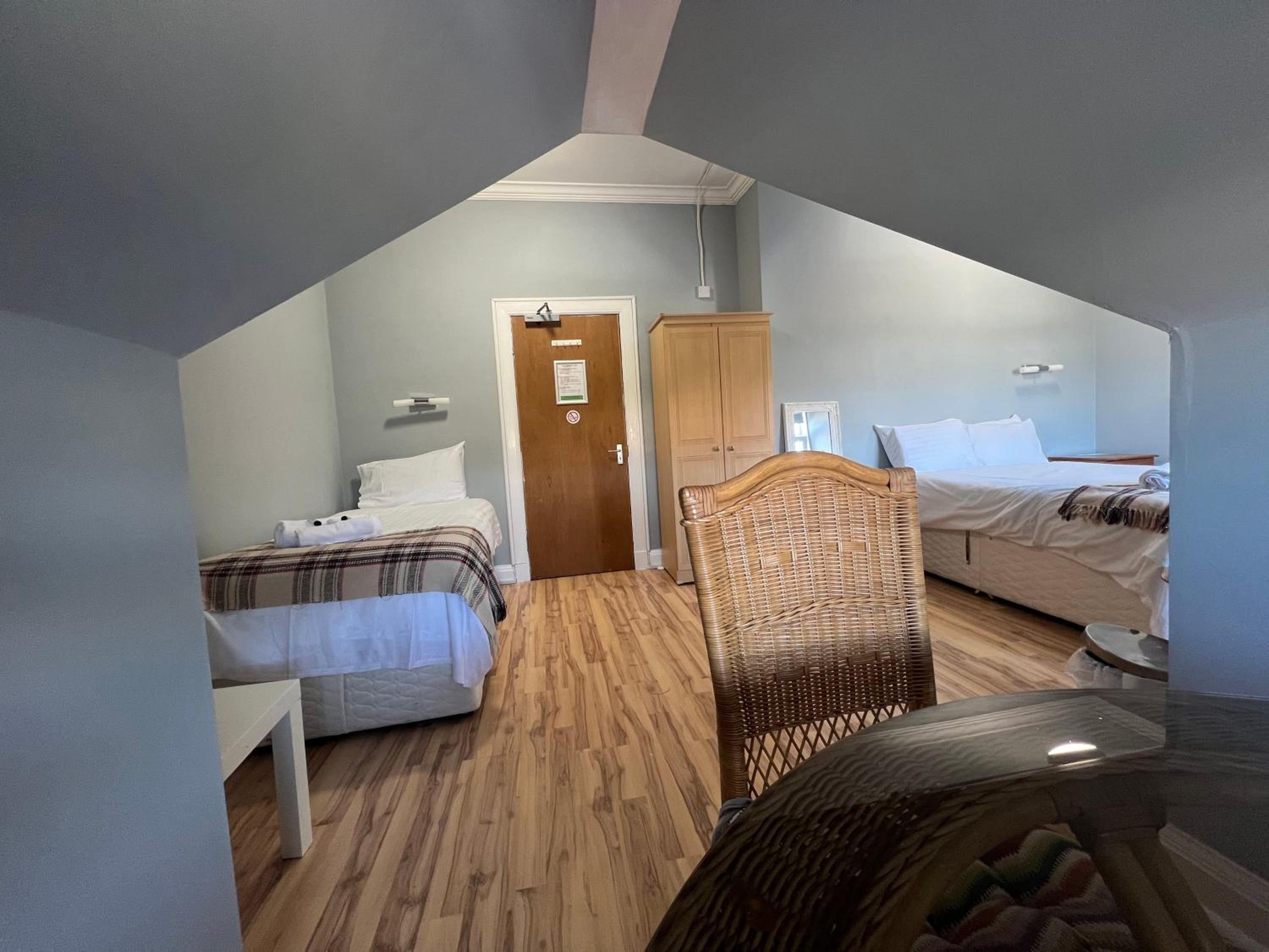 Family Room With Shared Bathroom