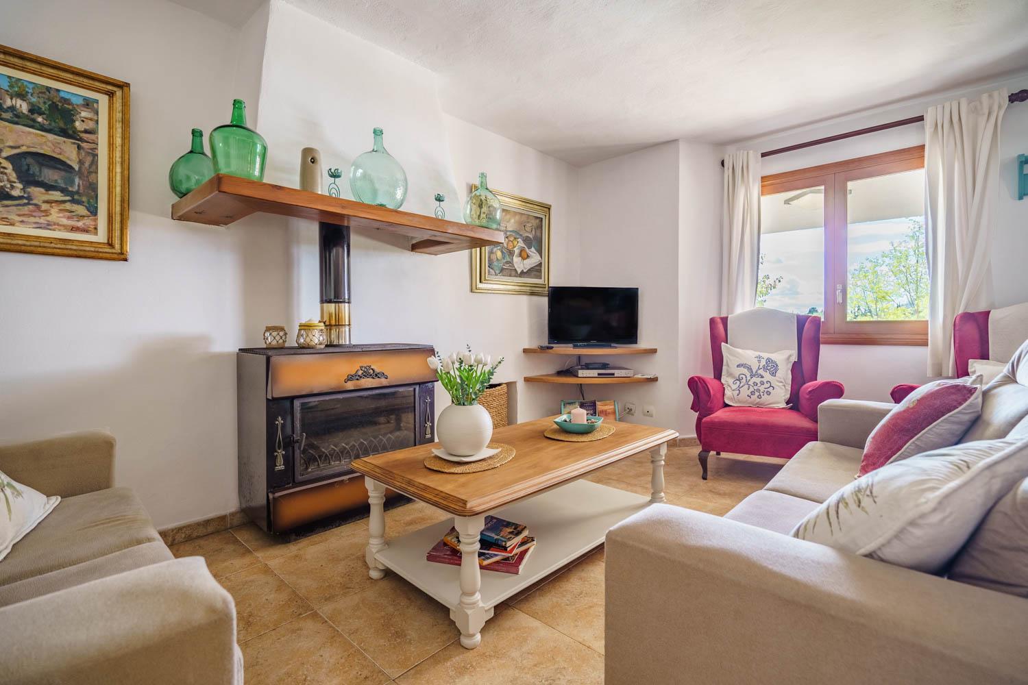 Villa con vistas al jardín