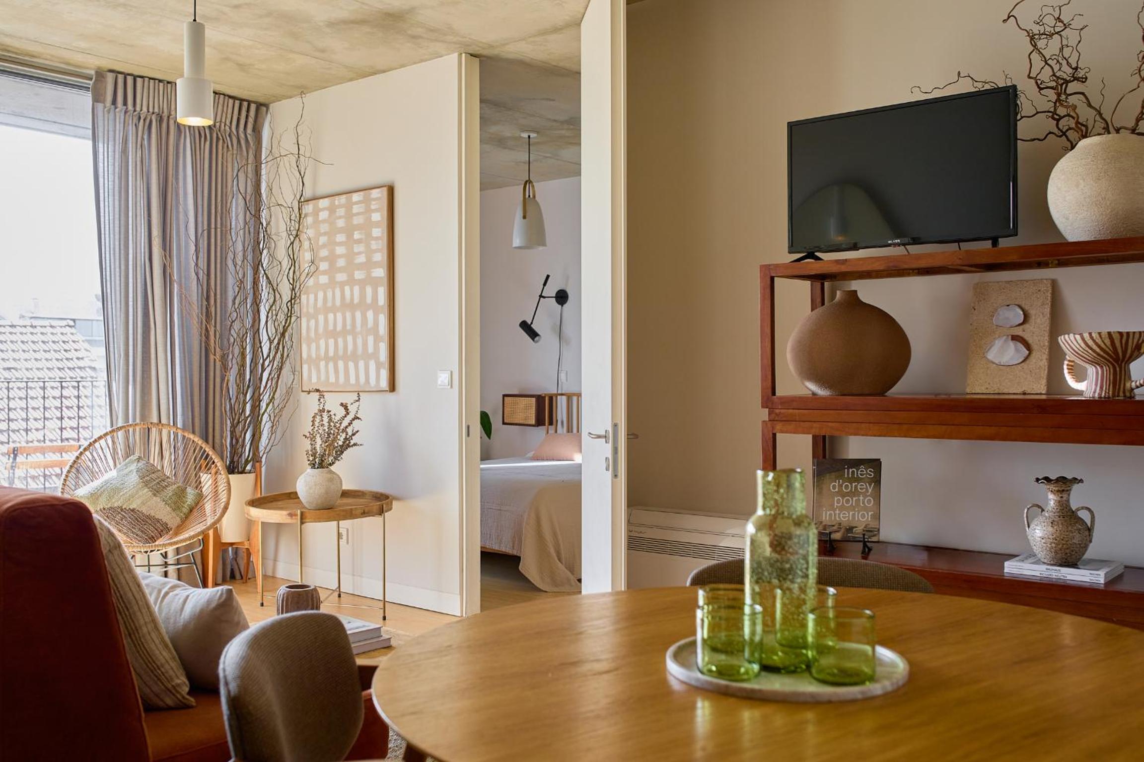Two Bedroom Apartment with Balcony and Street View