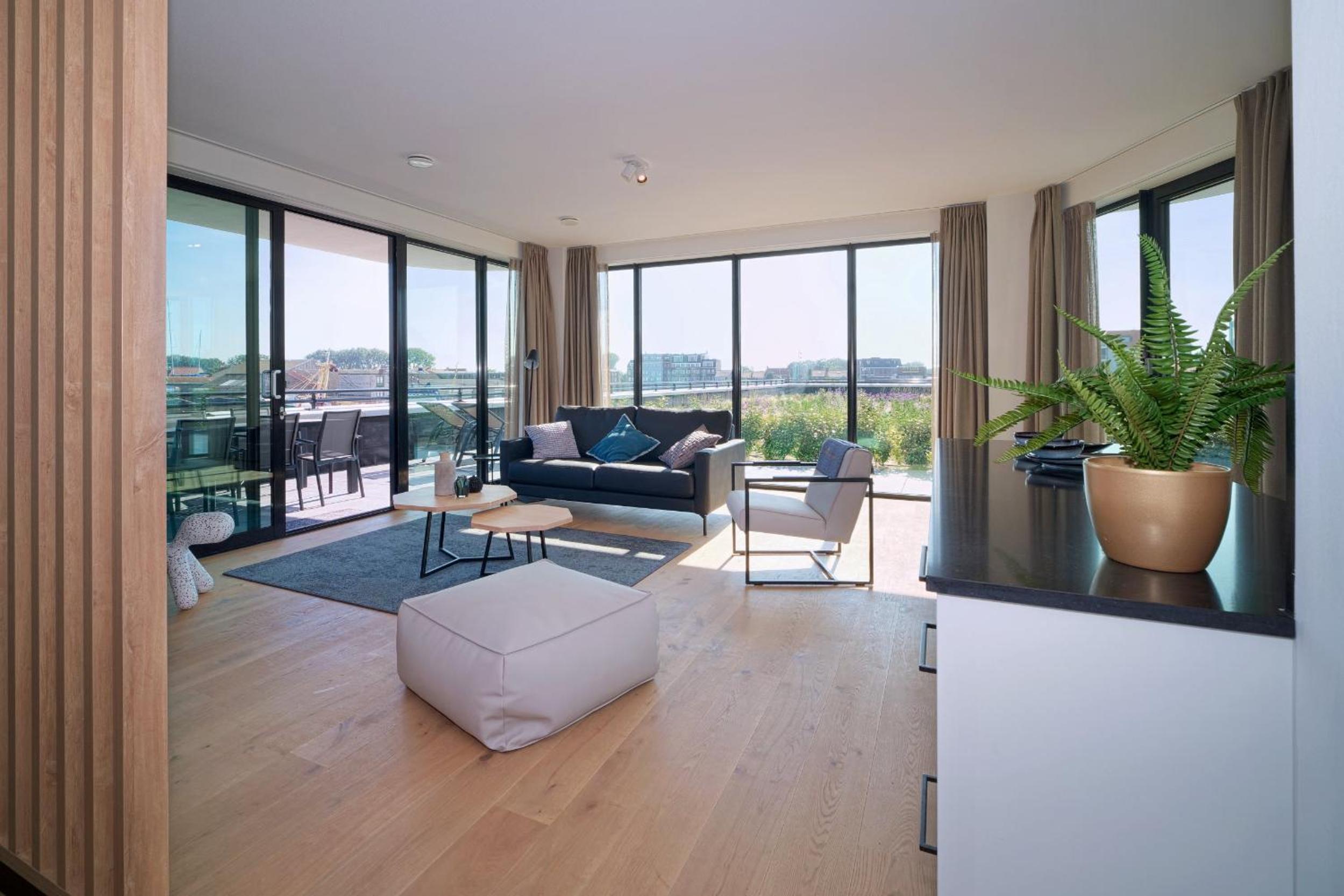 Two-Bedroom Apartment with Harbor View