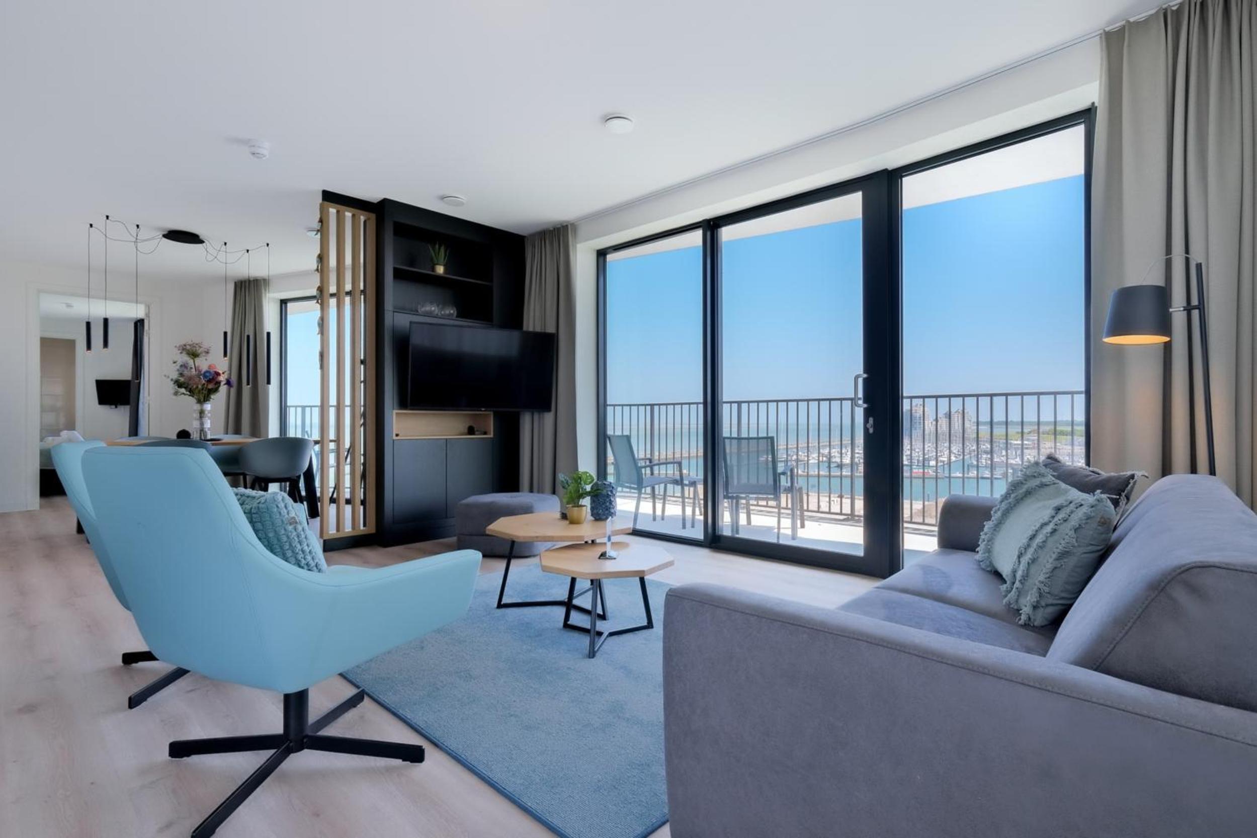 Appartement met 2 slaapkamers, ruim terras en panoramisch uitzicht