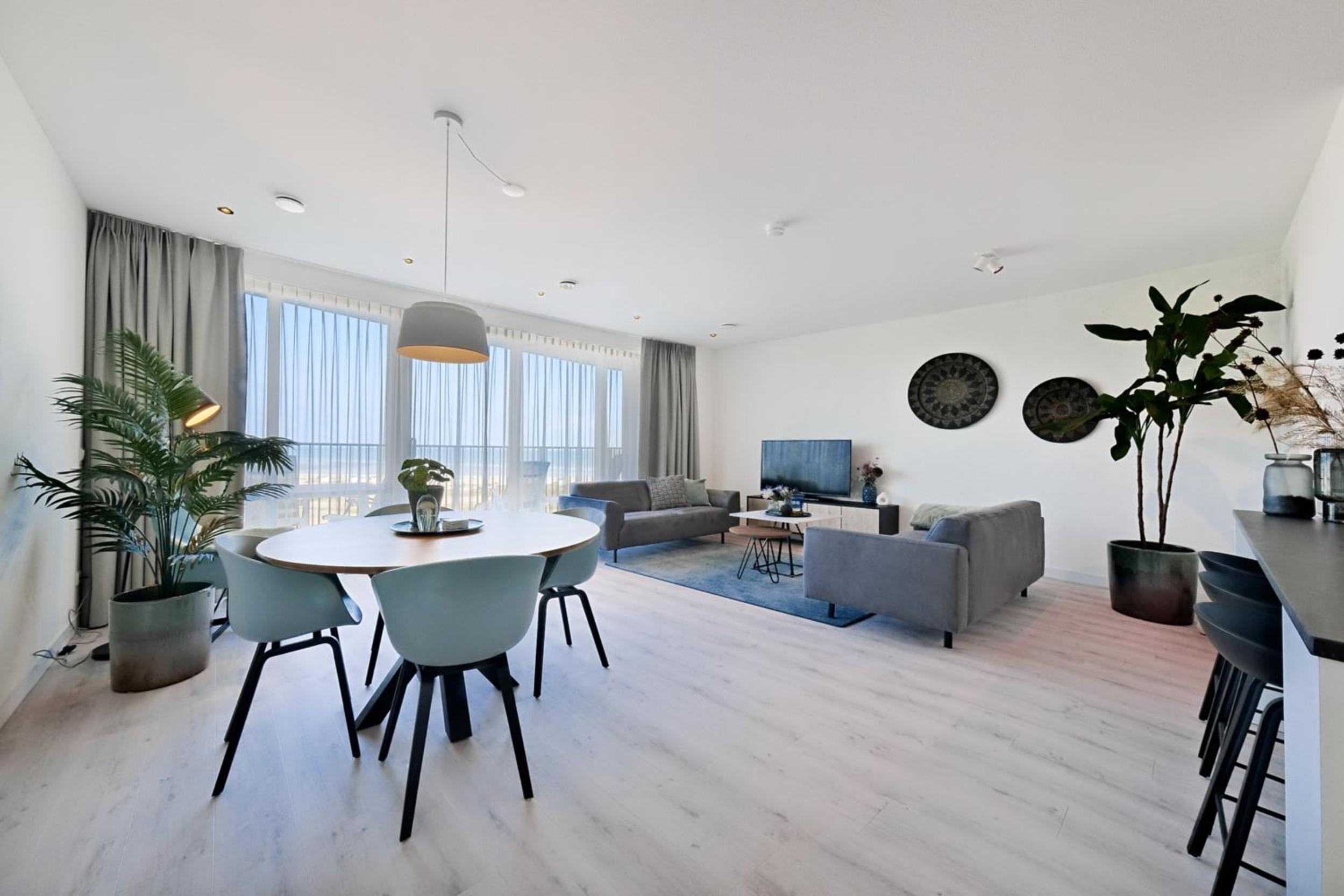Two-Bedroom Apartment with Balcony and Sea View