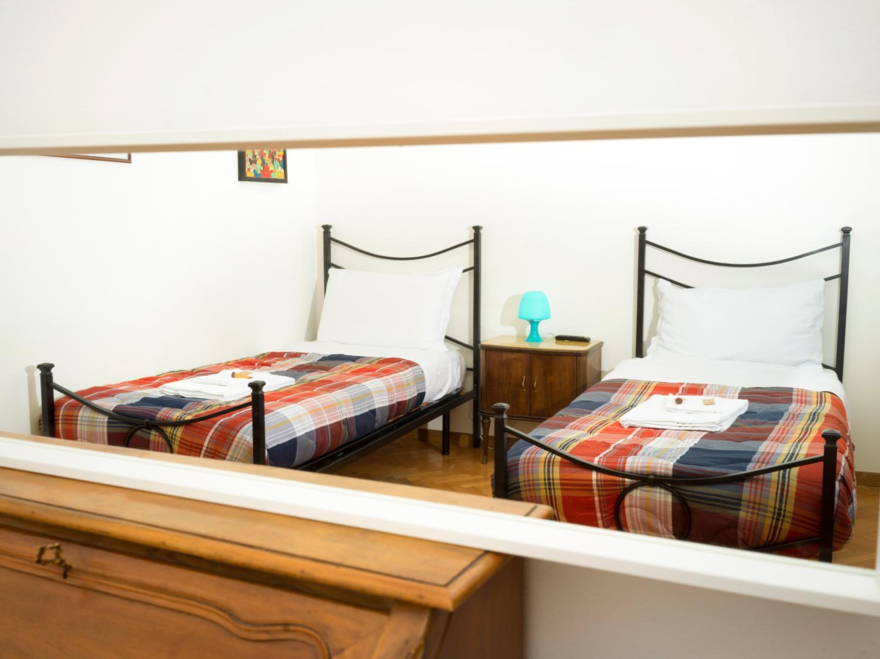 Twin Room With Balcony And Shared Bathroom