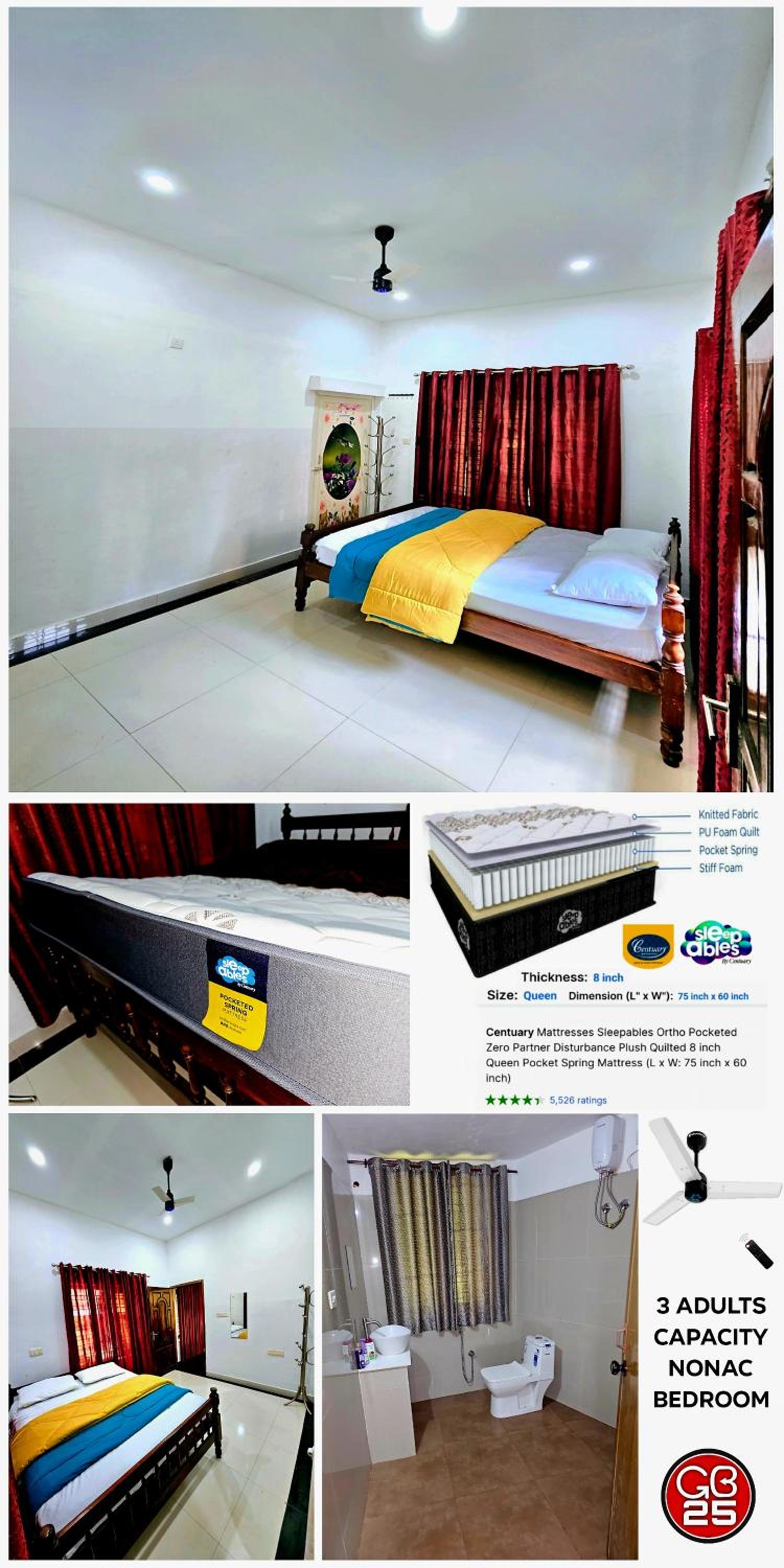 Standard Double Room with Fan