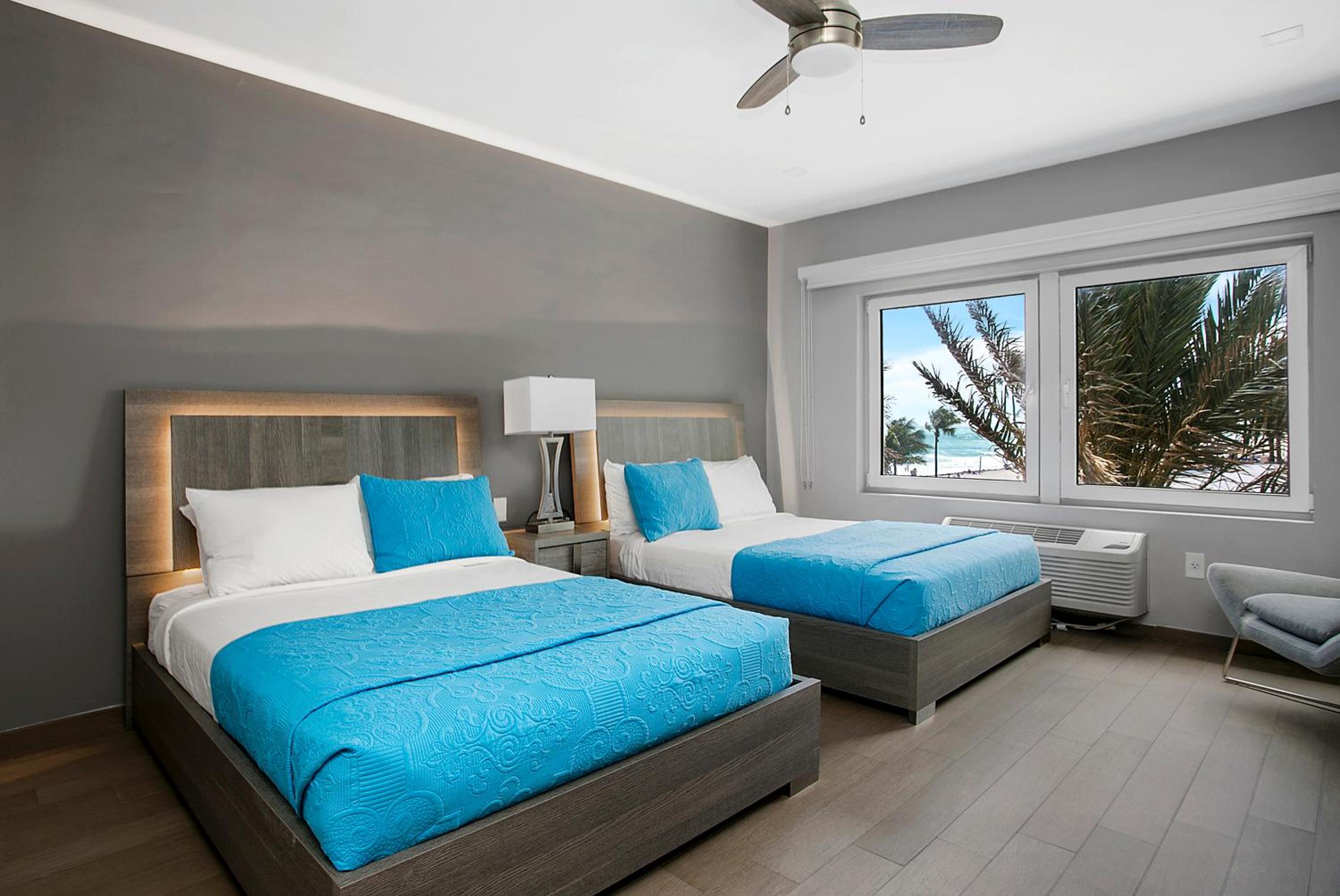 Partial Ocean View Room with Two Double Beds photo 3