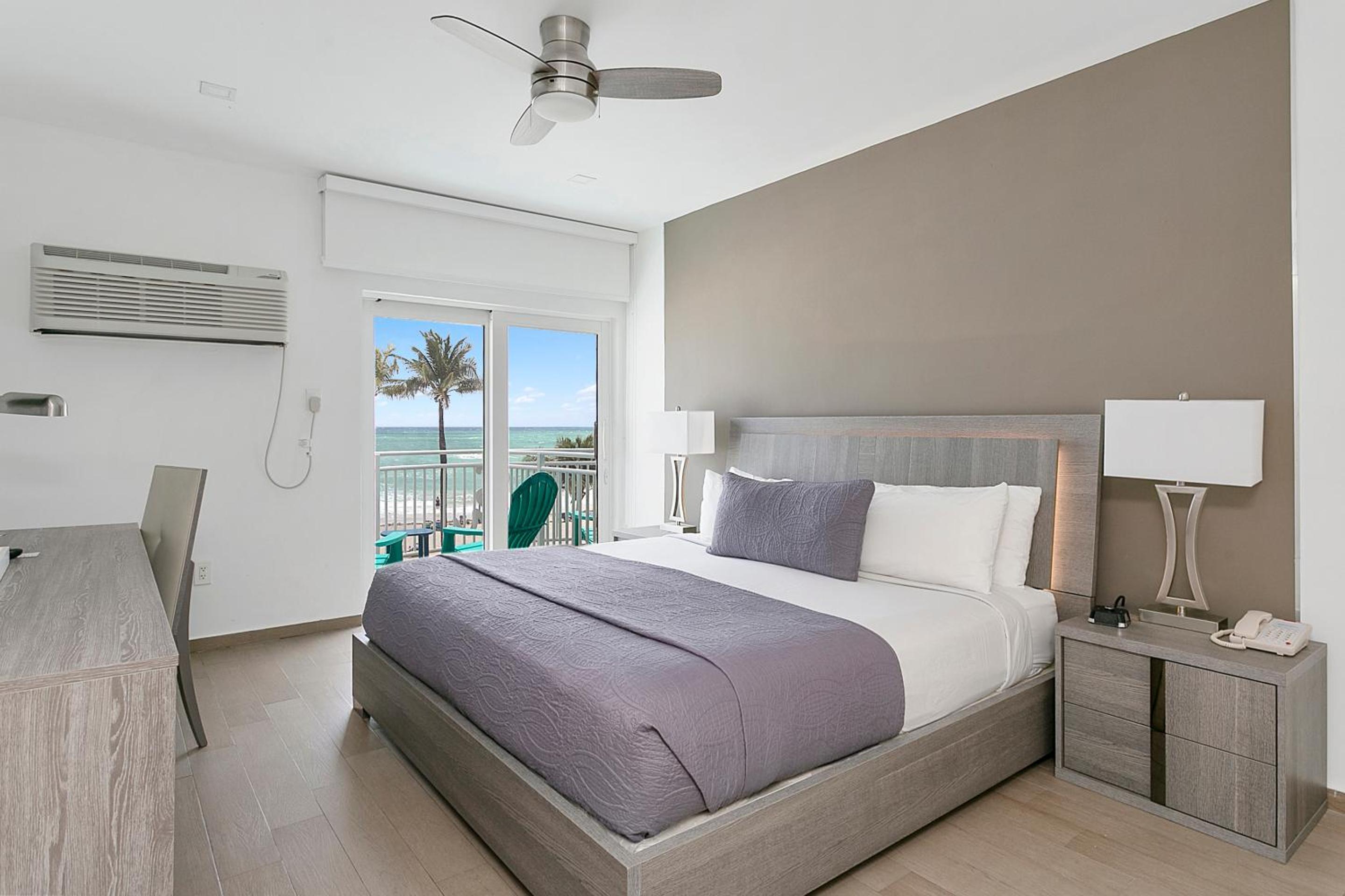 Ocean Front Balcony Room with King Bed