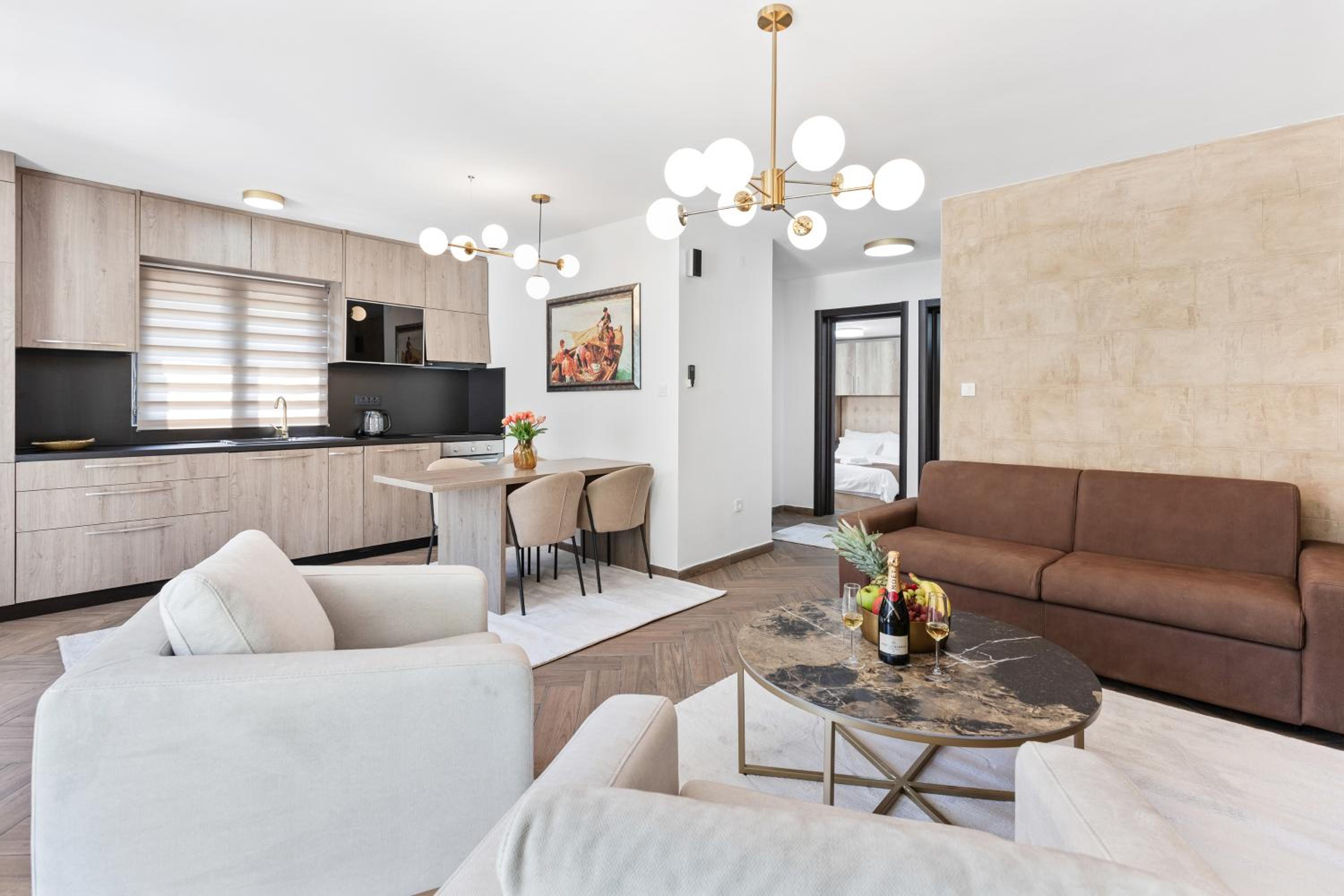 Two-Bedroom Apartment with Balcony and Sea View
