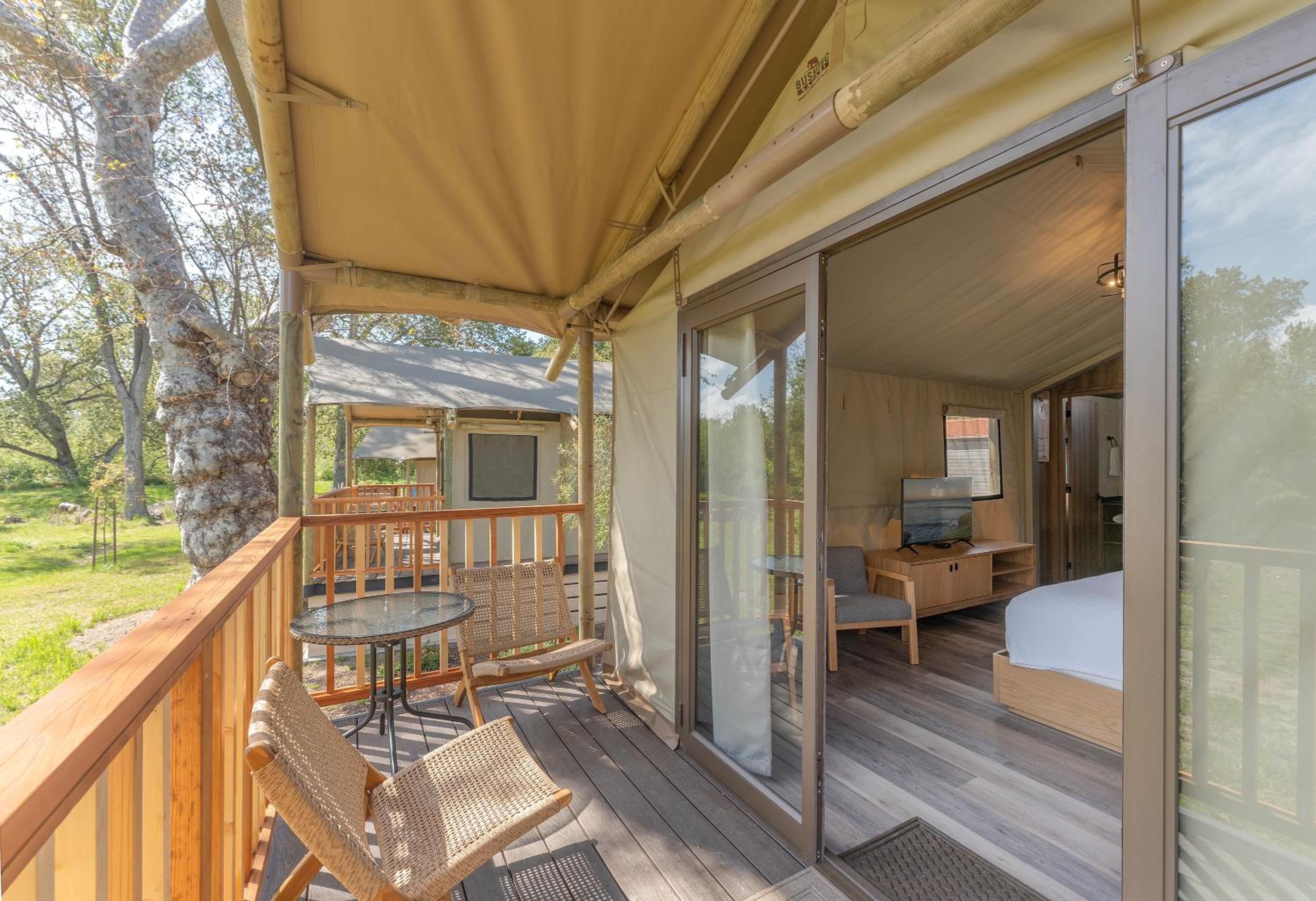 Glamping Cabin – Queen Bed photo 2