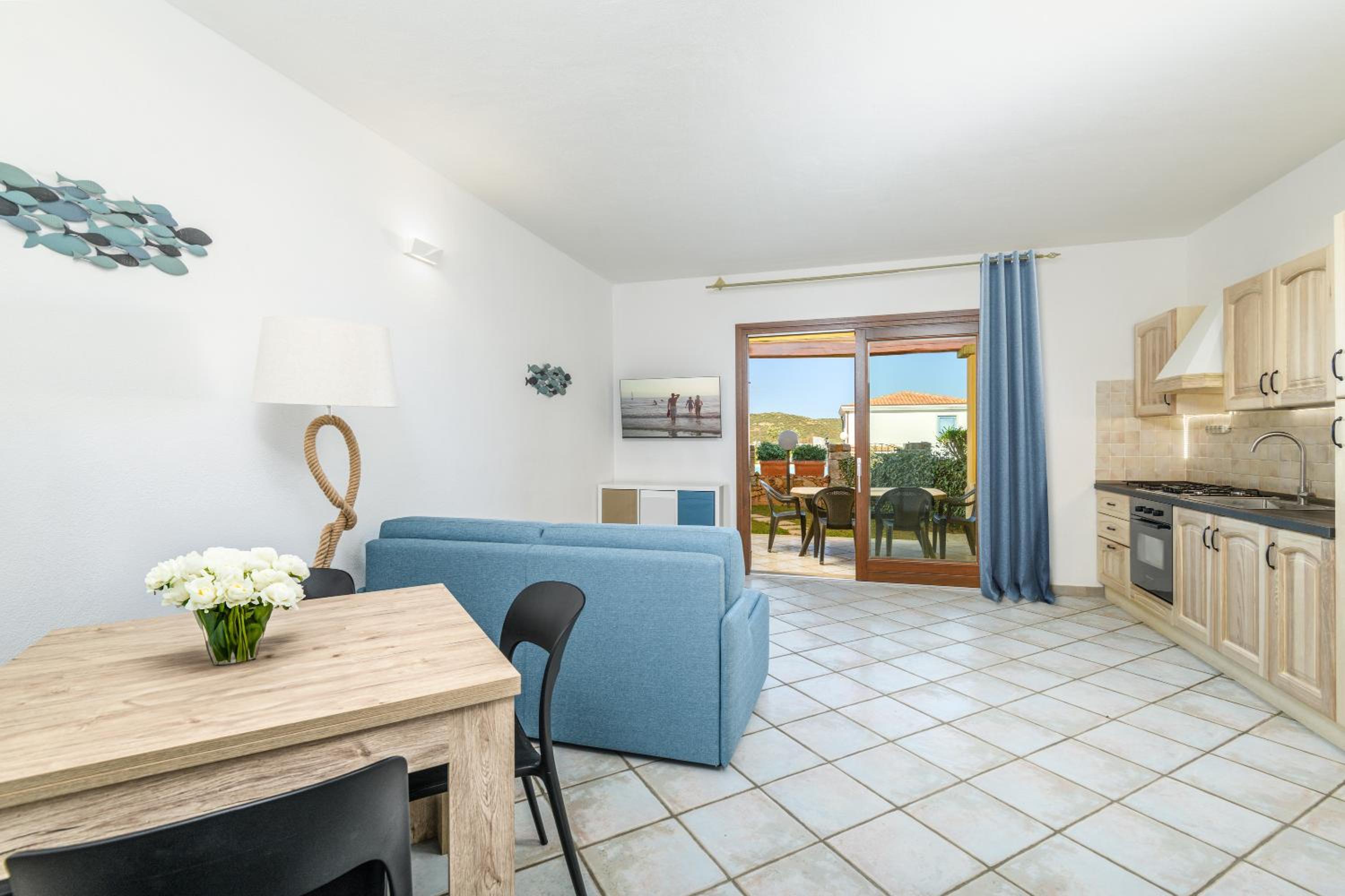 One-Bedroom Apartment with Garden View