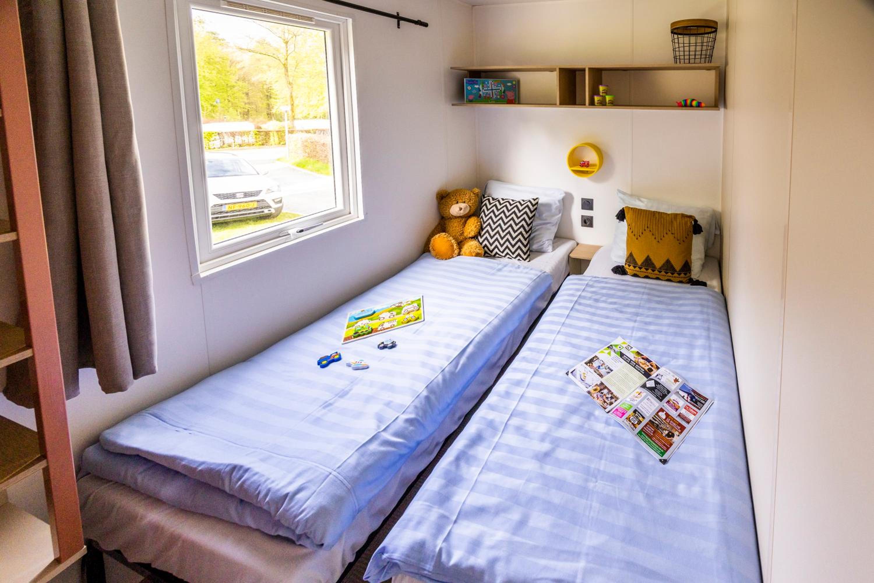 Stacaravan 6 personen (3 slaapkamers)