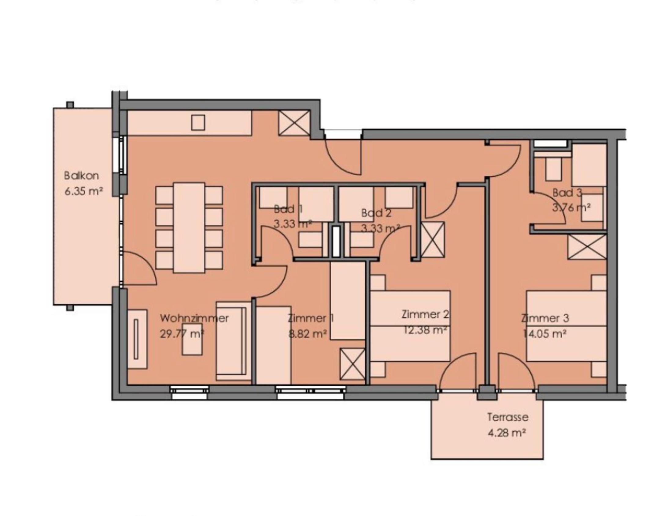 Comfort 3 Bedroom Apartment photo 3