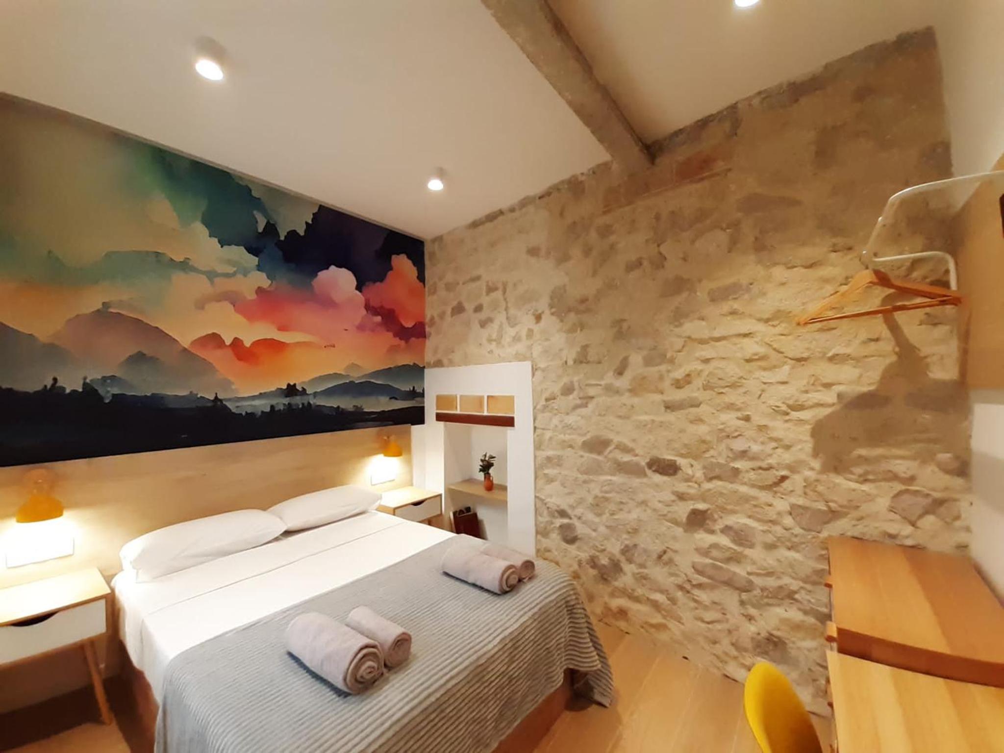 Habitación doble con baño compartido