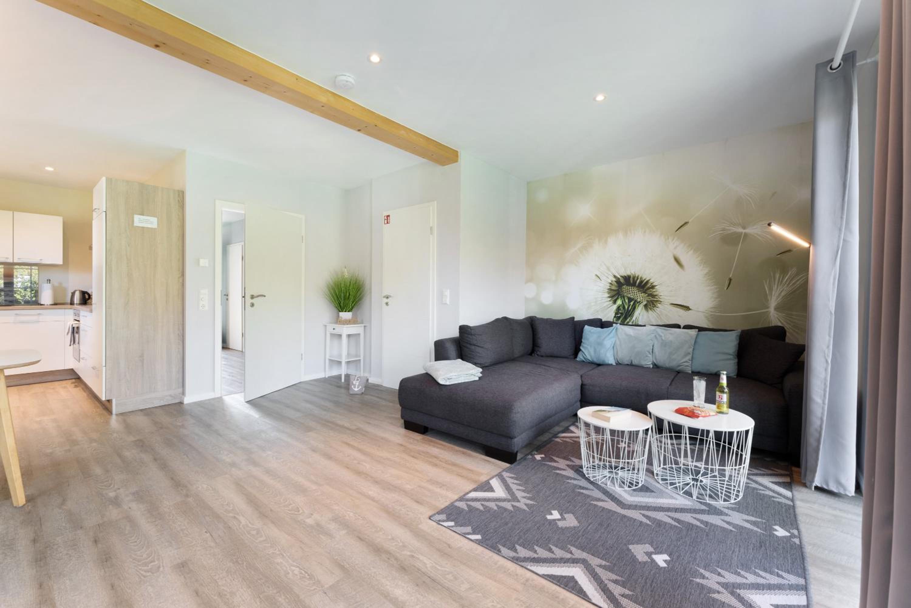 Two-Bedroom Deluxe Apartment with Garden View