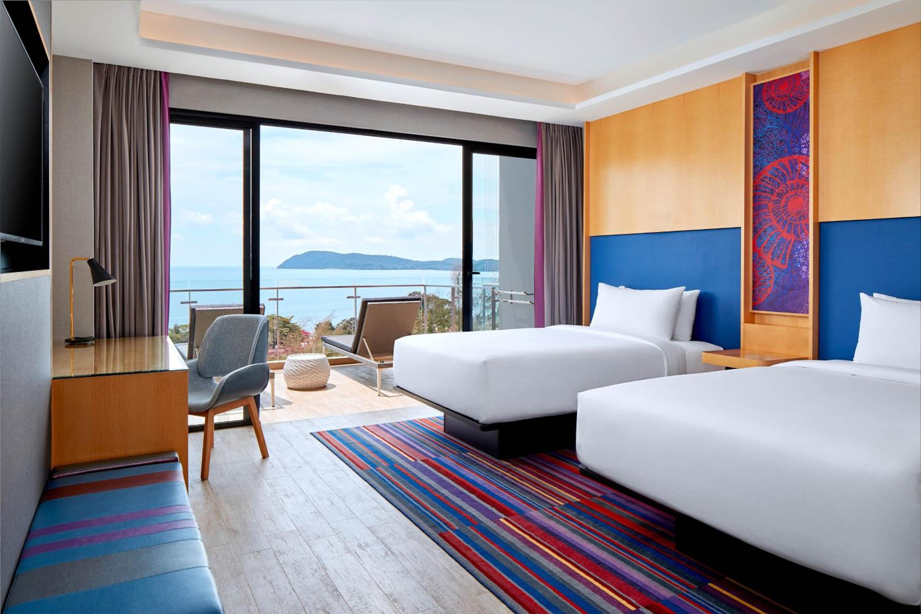 Sea View, Balcony, Guest room, 2 Single - Photo 2