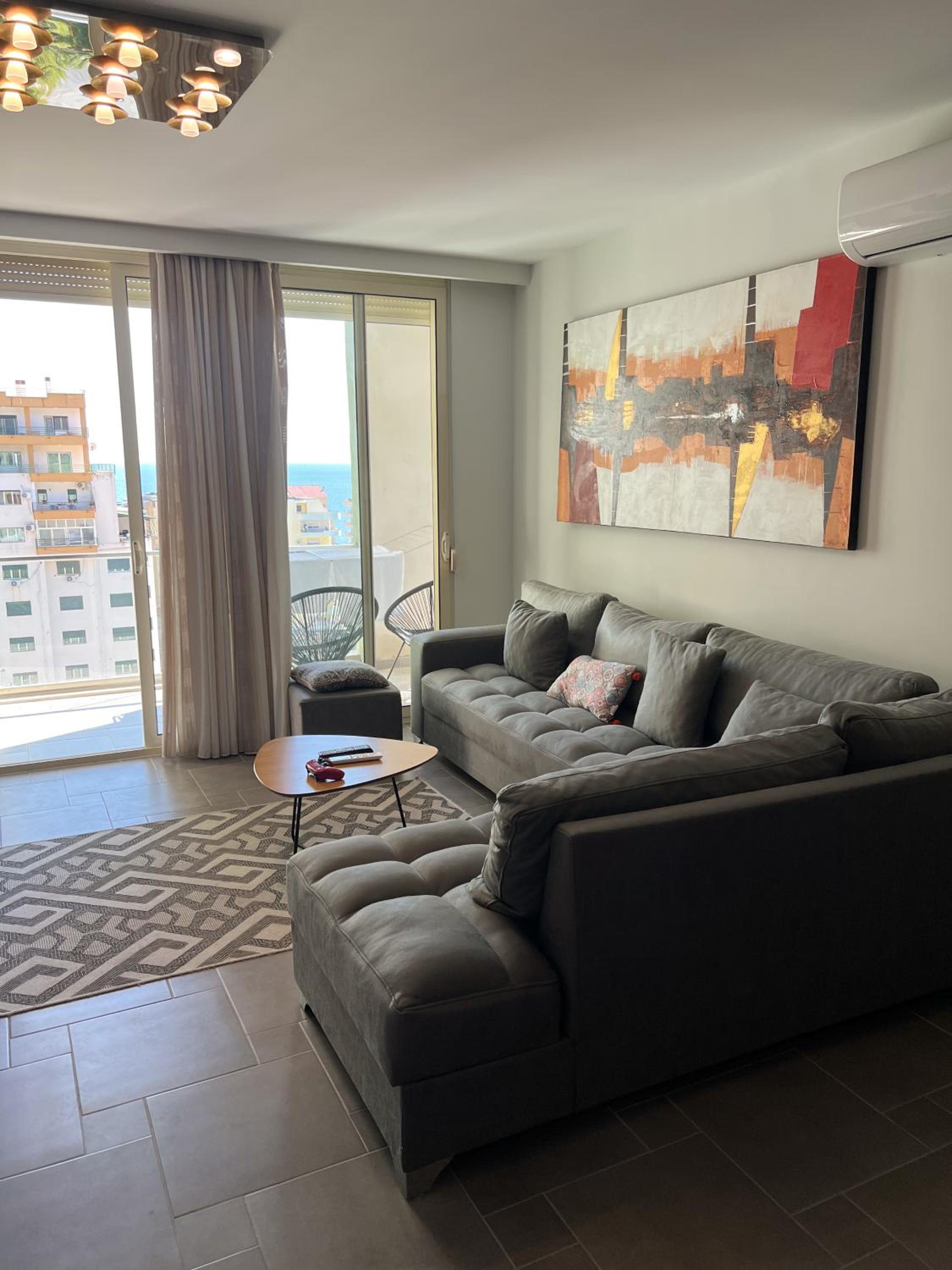 Two-Bedroom Apartment with Balcony and Sea View photo 2