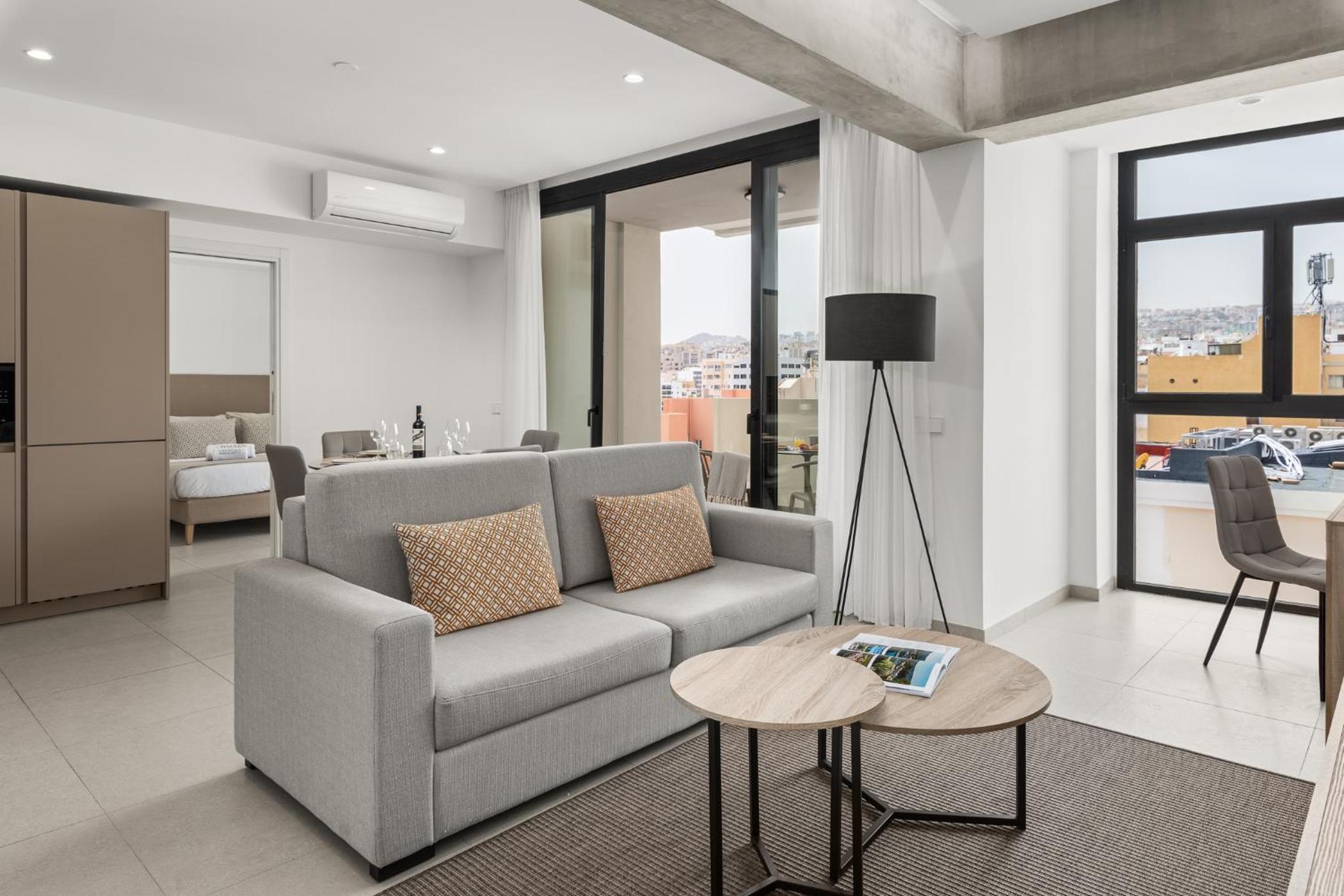 Apartamento de dos habitaciones