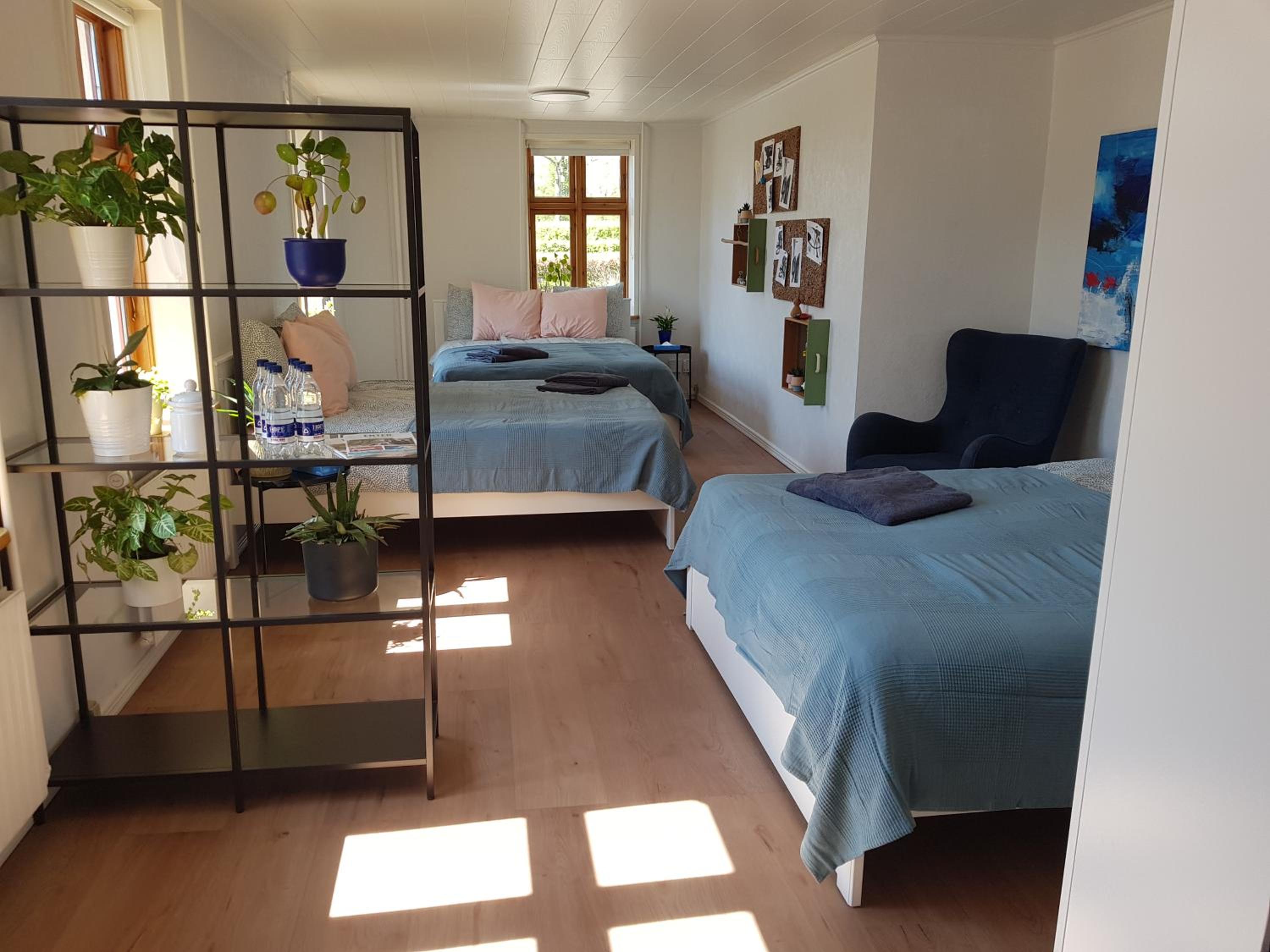 Family Room With Shared Bathroom
