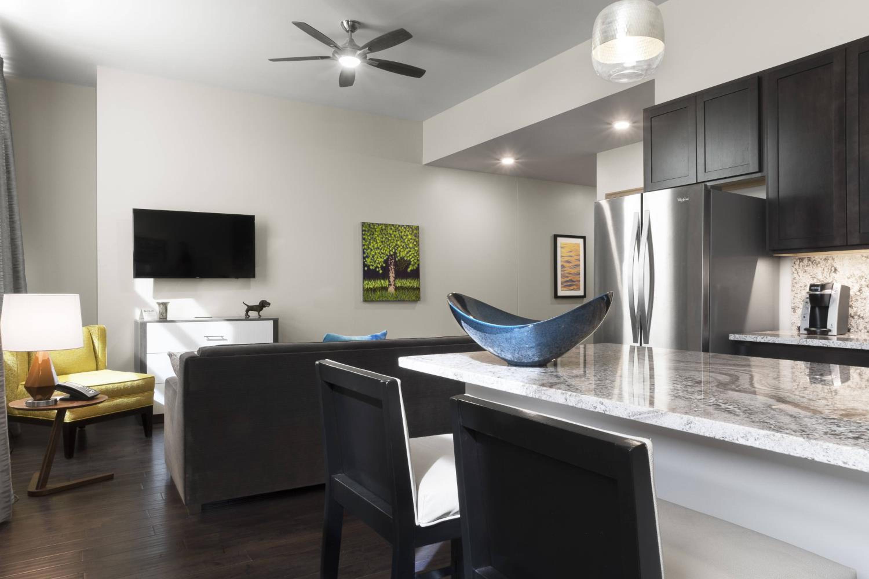 Executive One-Bedroom King Suite With Sofa Bed - Extended Stay Kitchen Suite