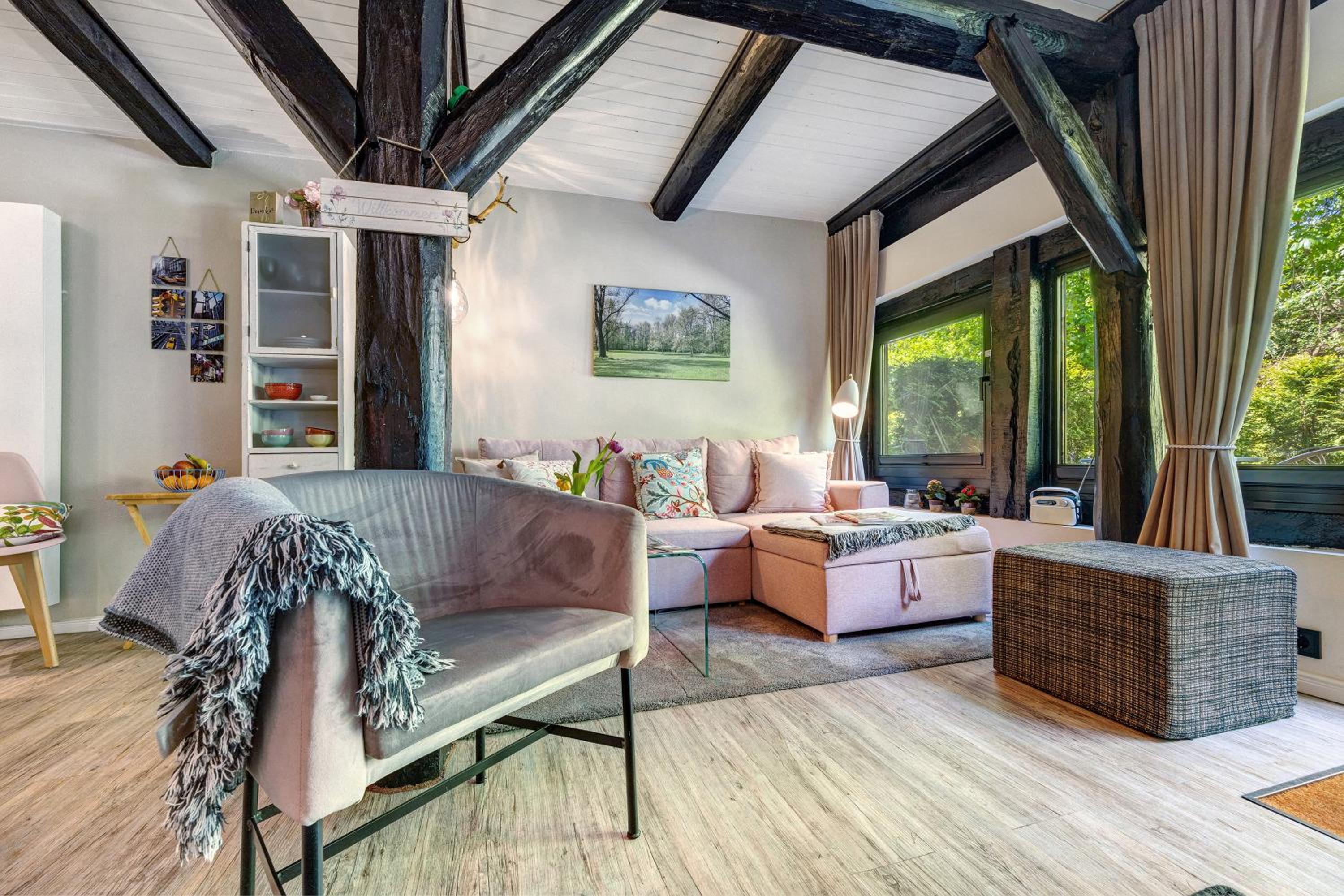 One-Bedroom Apartment with Garden View