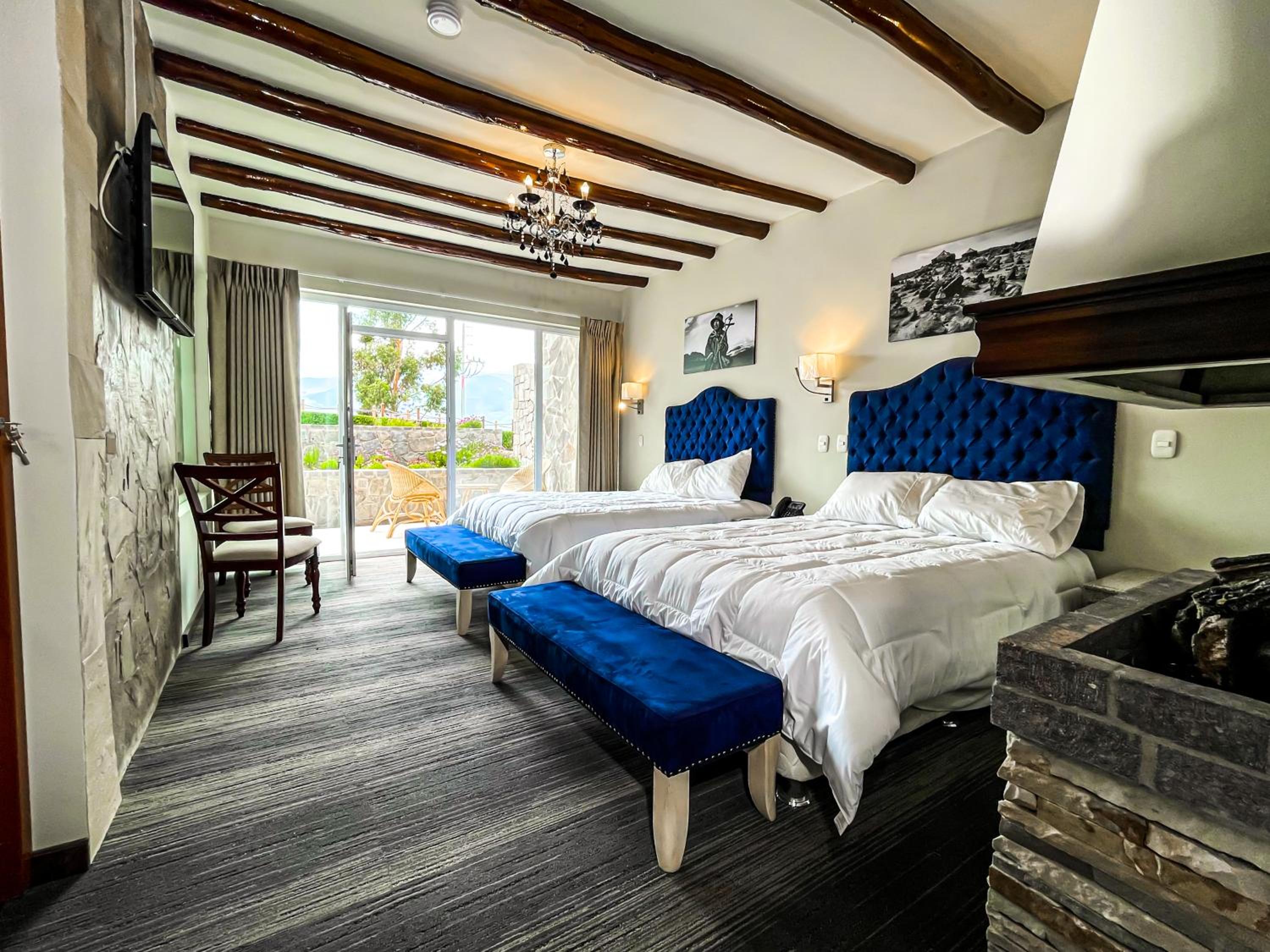 Premium Double Room With Two Double Beds With Hot Tub photo 1
