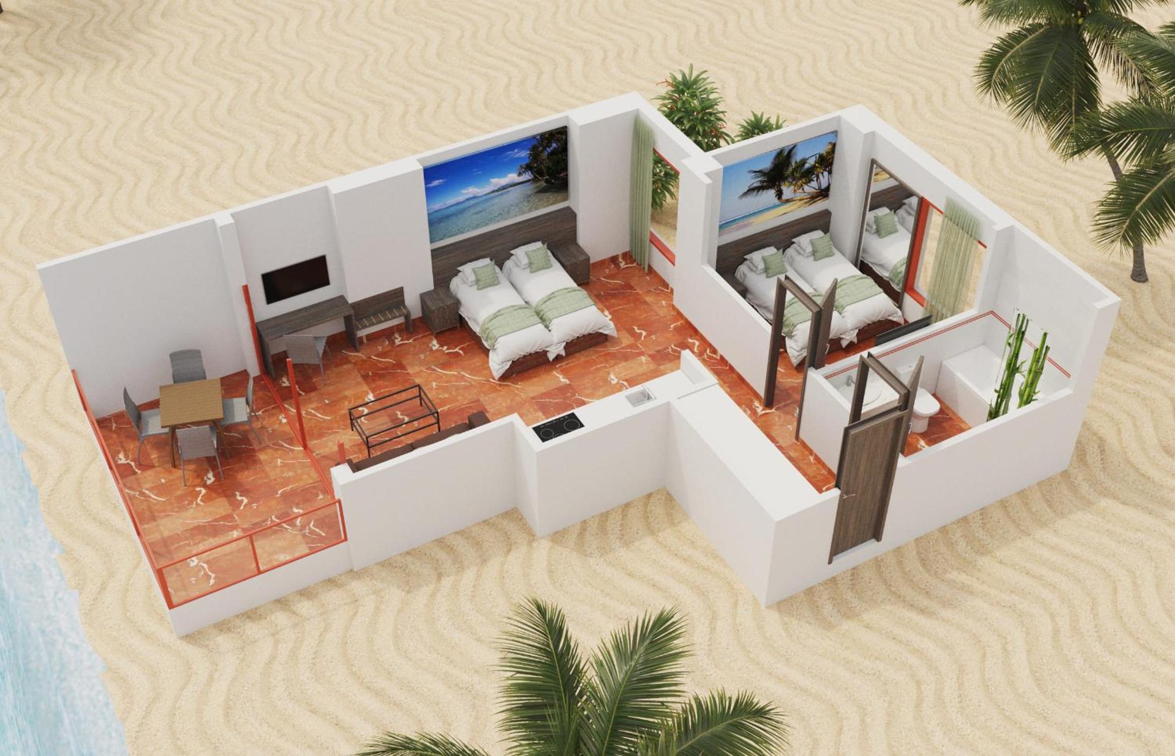 Two-Bedroom Apartment - Ground Floor (2 Adults + 1 Child) - Photo 1