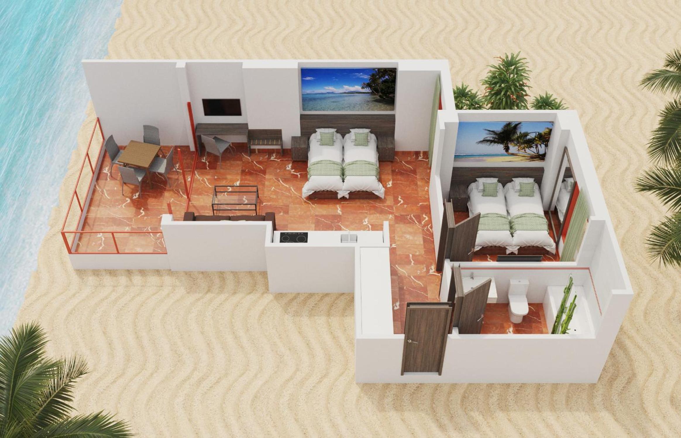 Two-Bedroom Apartment - Ground Floor (2 Adults + 1 Child) - Photo 13