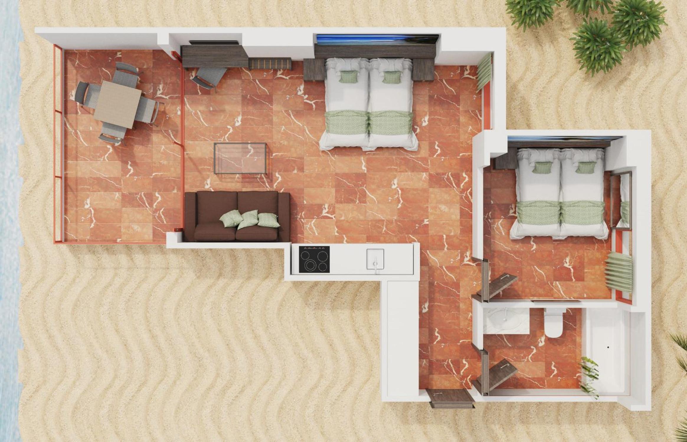 Two-Bedroom Apartment - Ground Floor (2 Adults + 1 Child) - Photo 2