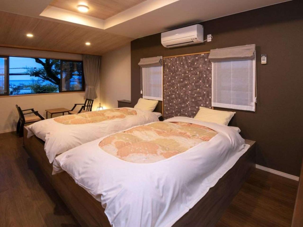 Twin Room with Sea View with Indoor Bath Onsen