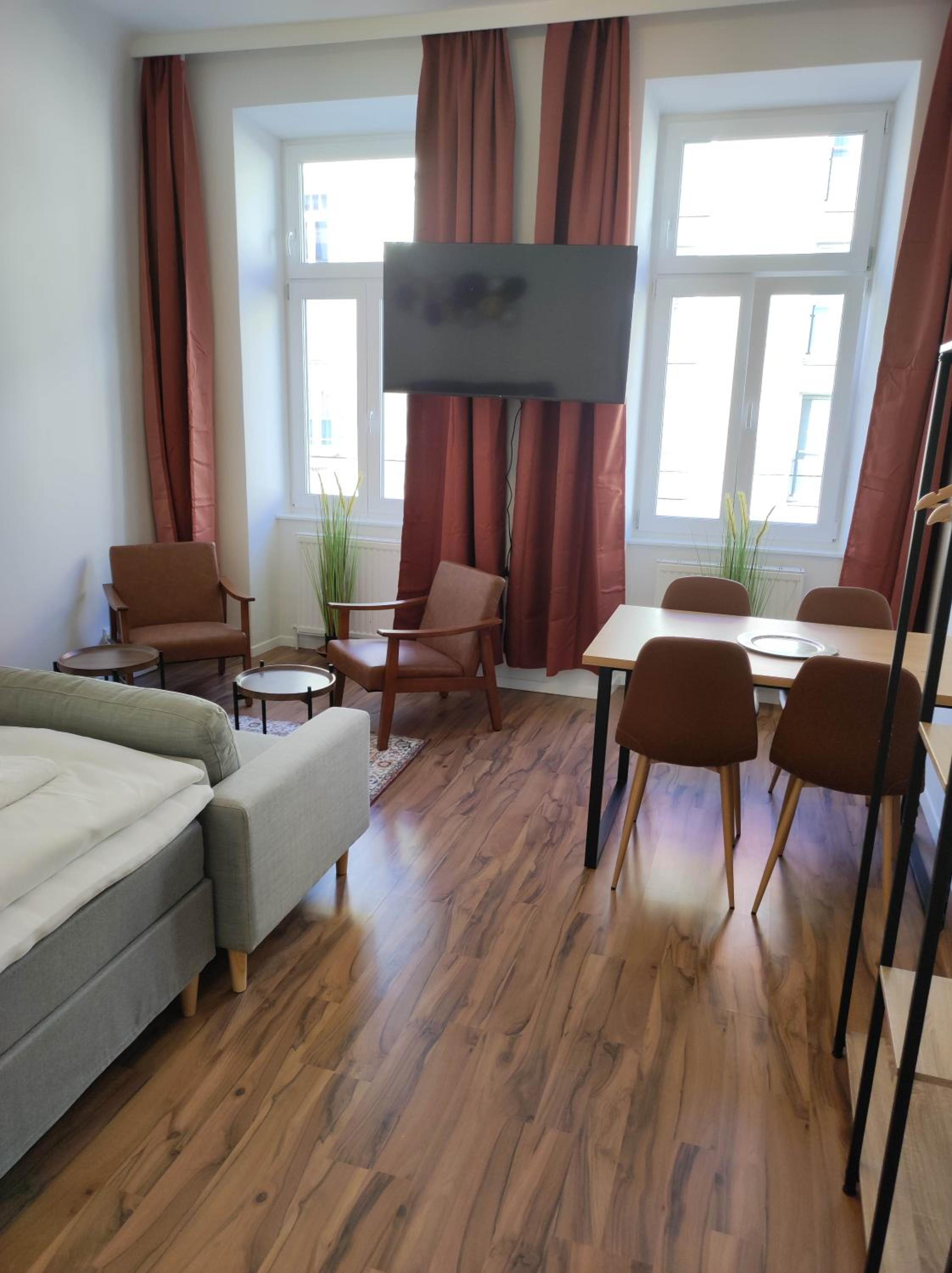 One-Bedroom Apartment with Garden View
