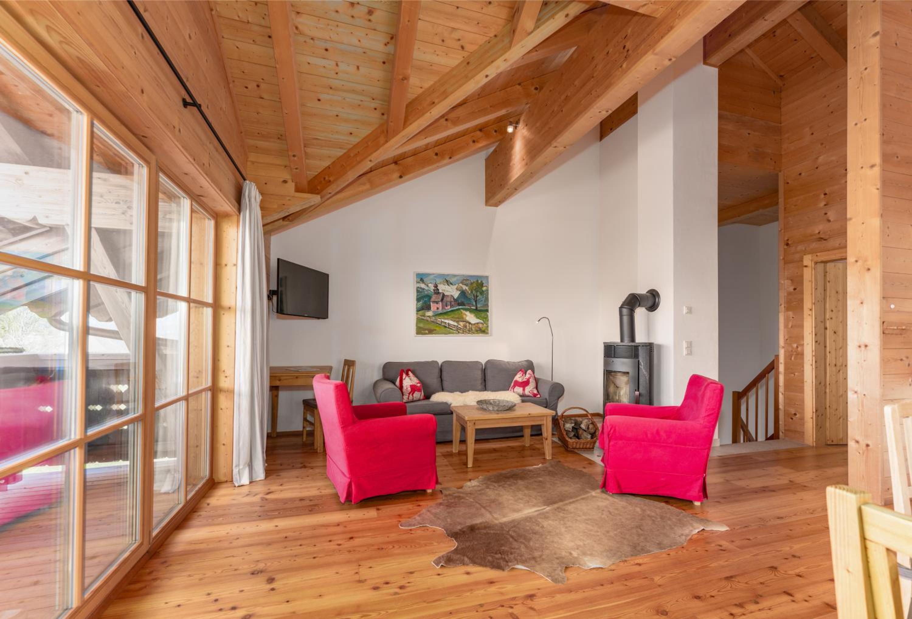 Three-Bedroom Chalet with Terrace and Balcony