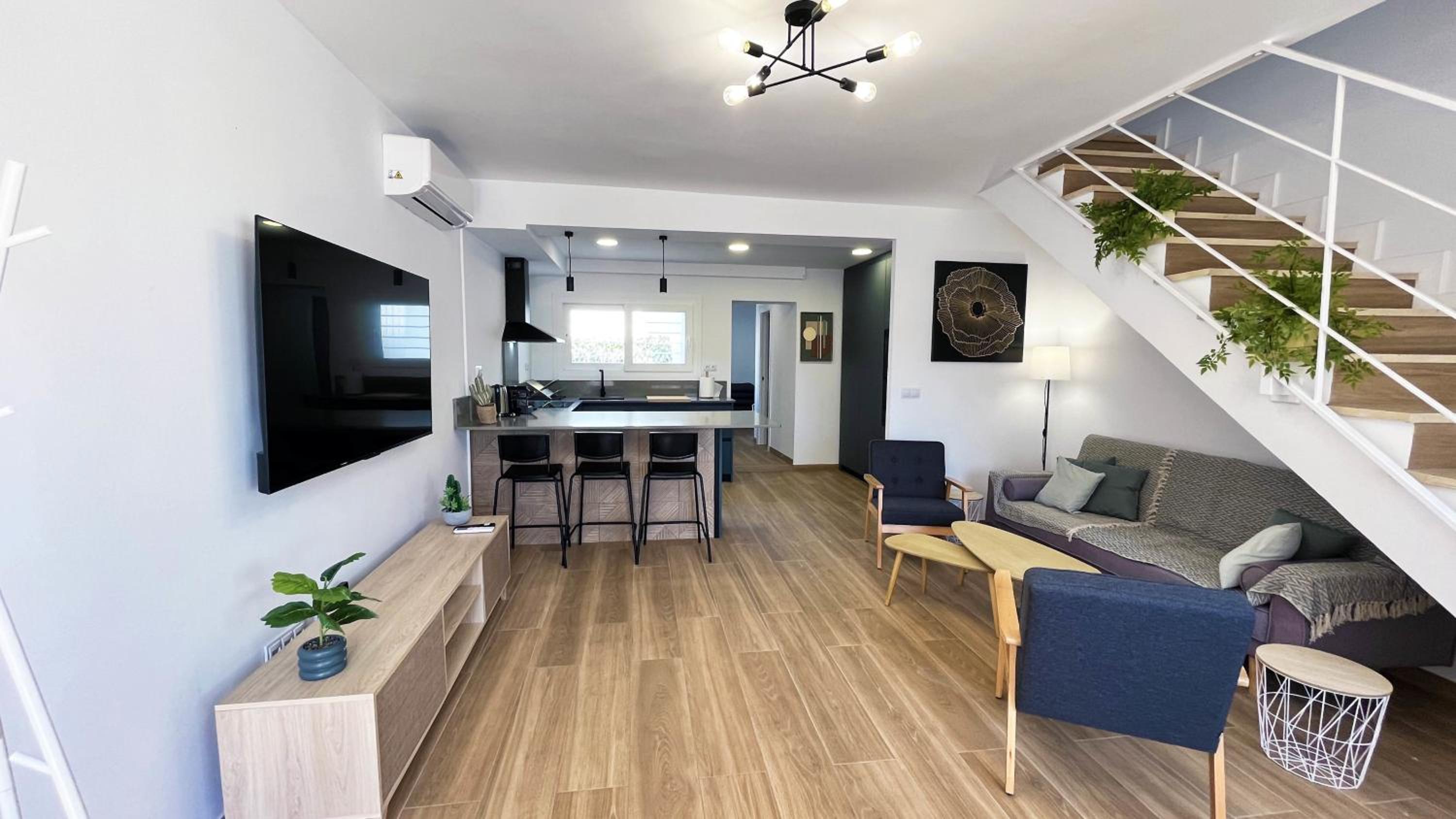 Casa de cuatro habitaciones