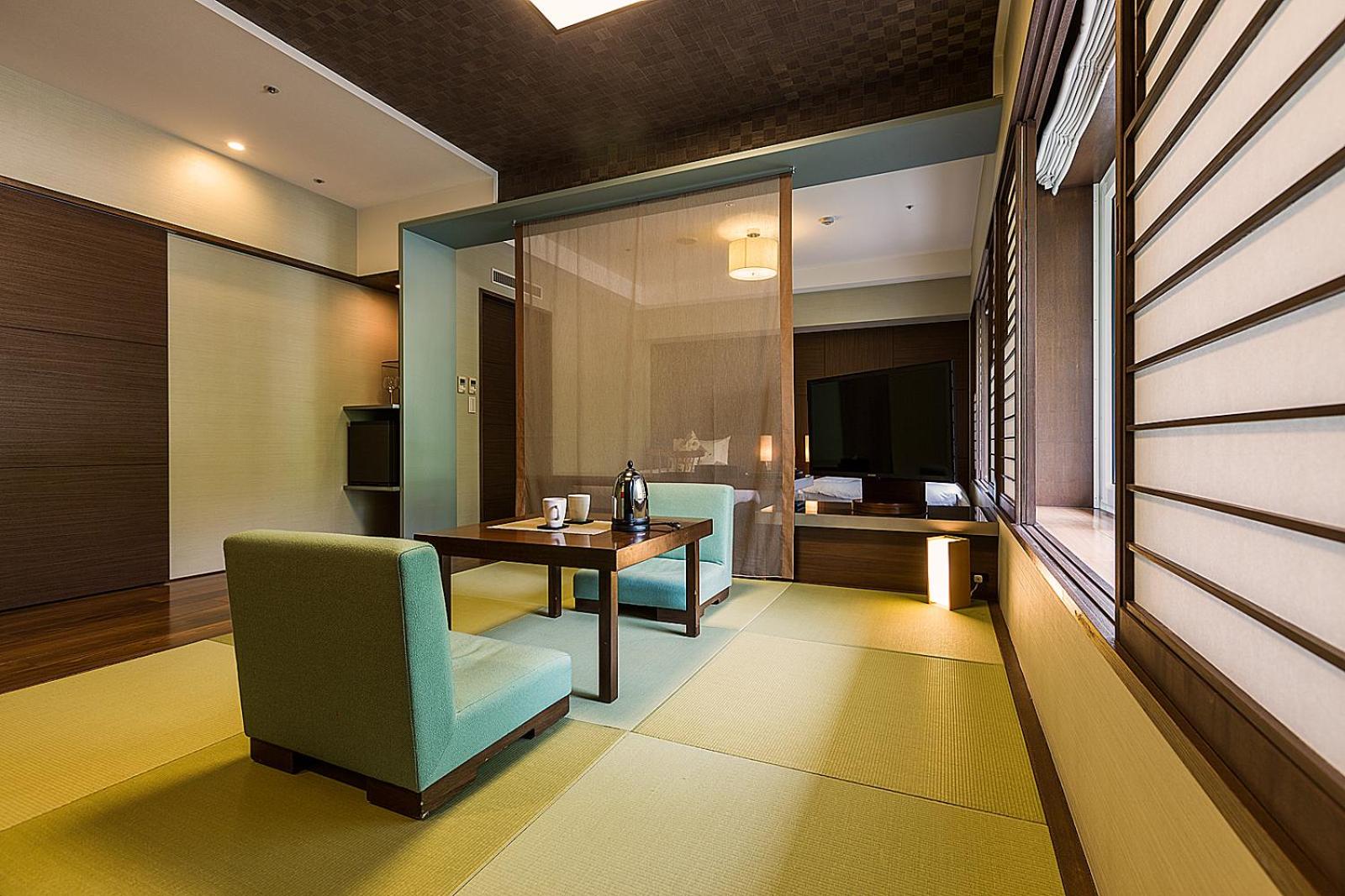 Twin Room with Tatami Area - Park View - Non-Smoking photo 1
