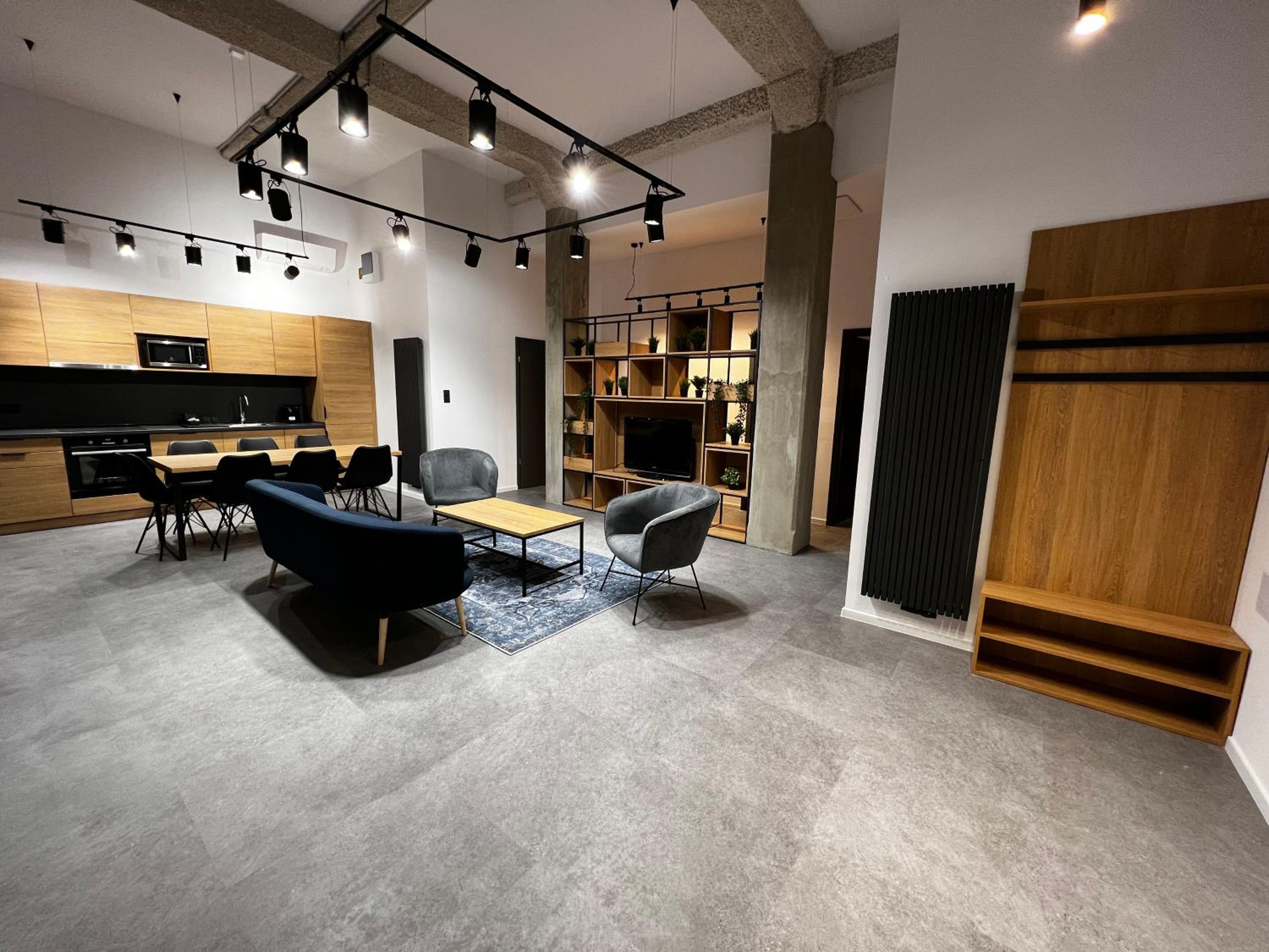 Three-Bedroom Loft Apartment