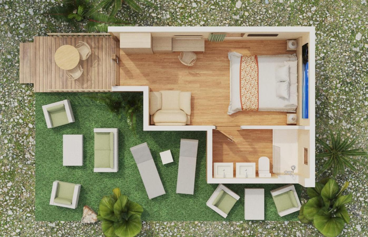 Cabaña de una habitación