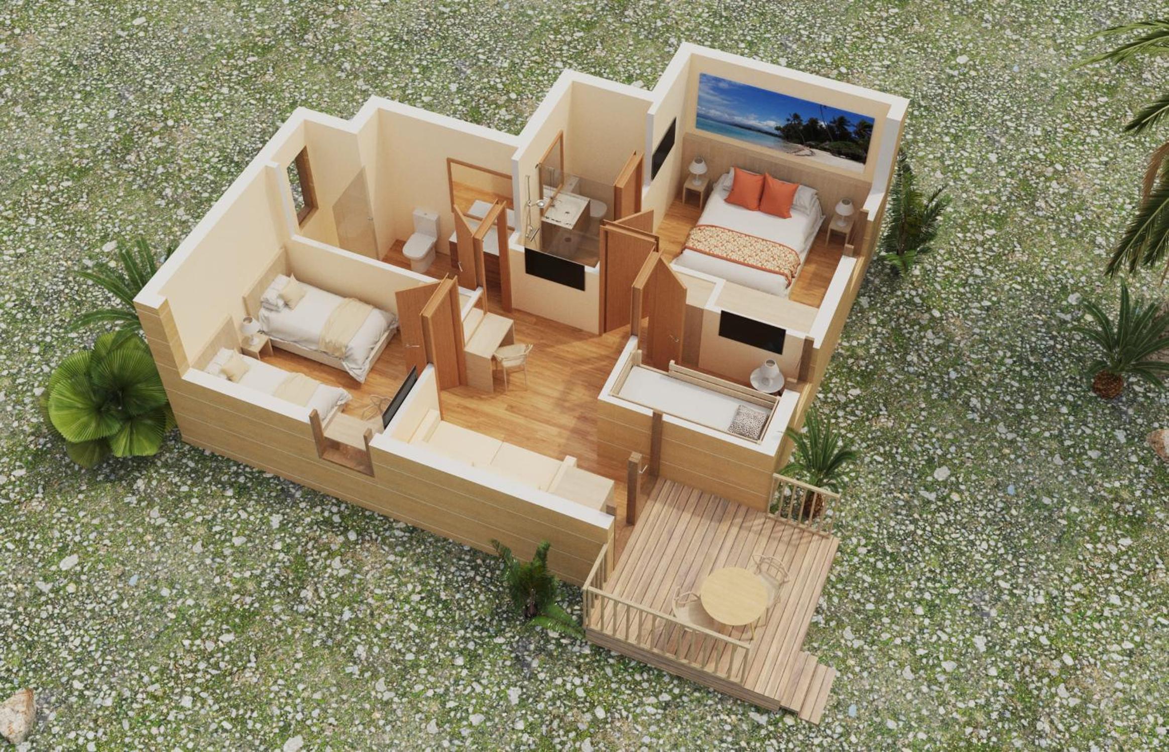 Three-Bedroom Bungalow (3 Adults) with Access to Terra Natura Park photo 2